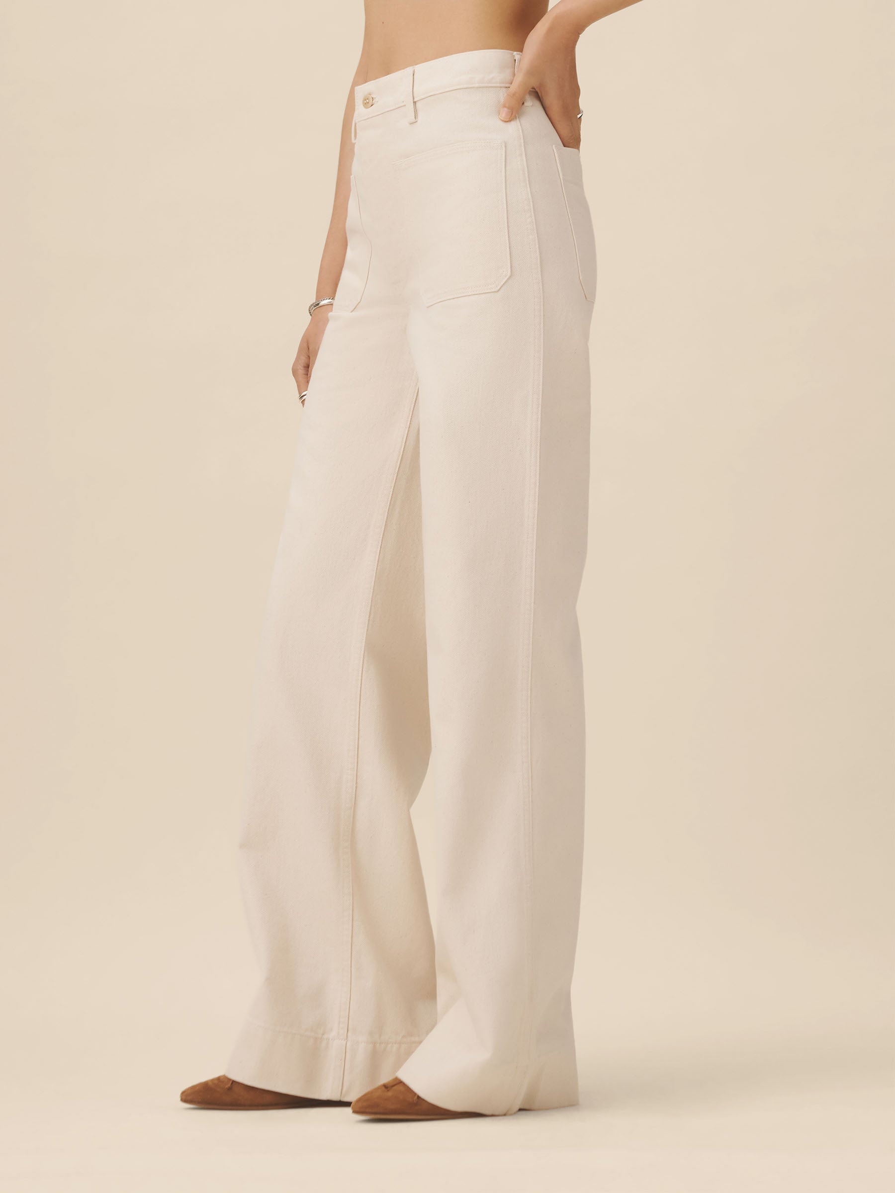 Seeded Natural Newport Sailor Pant - Image 4