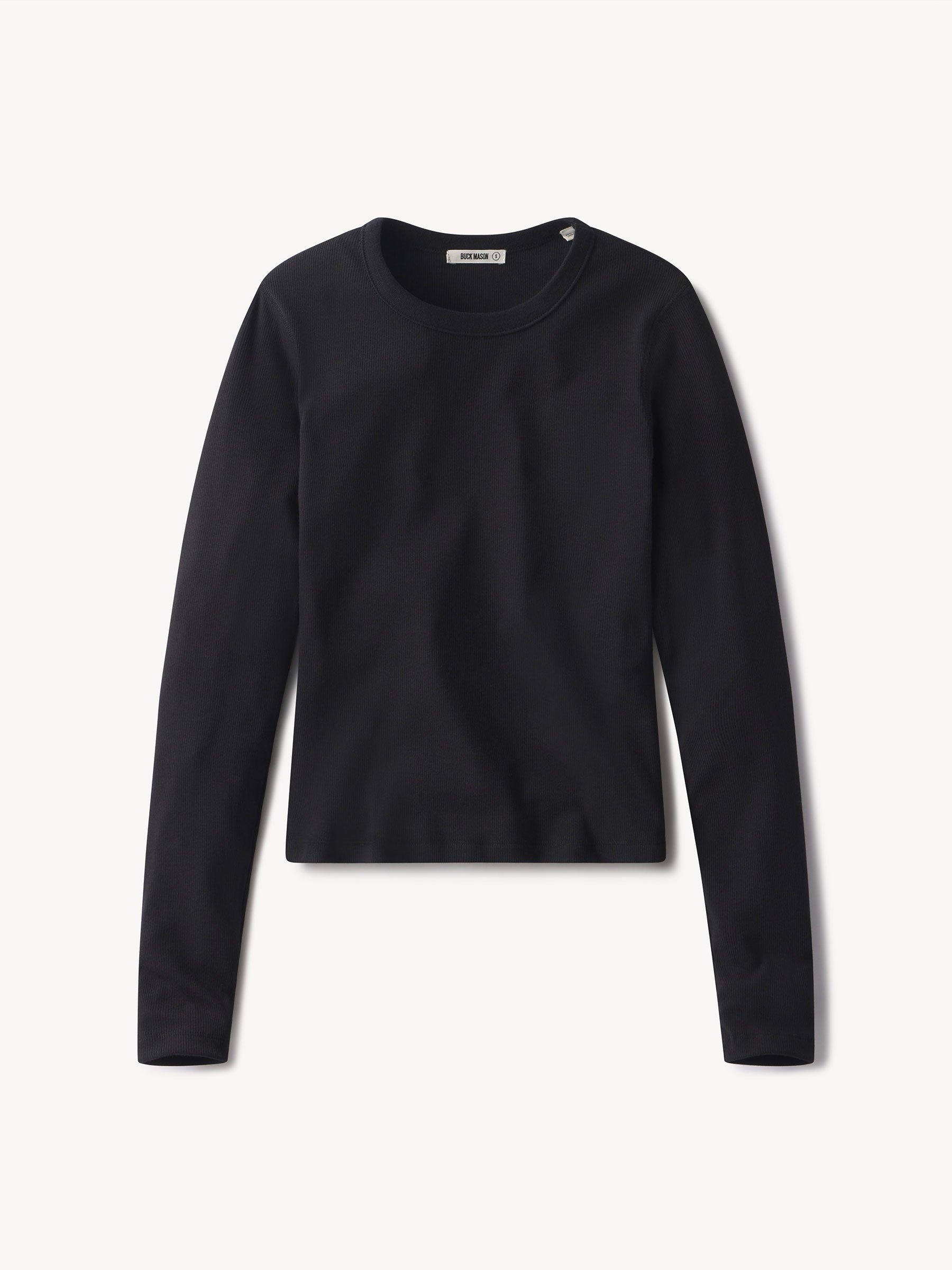 Black Surplus Rib L/S Crew