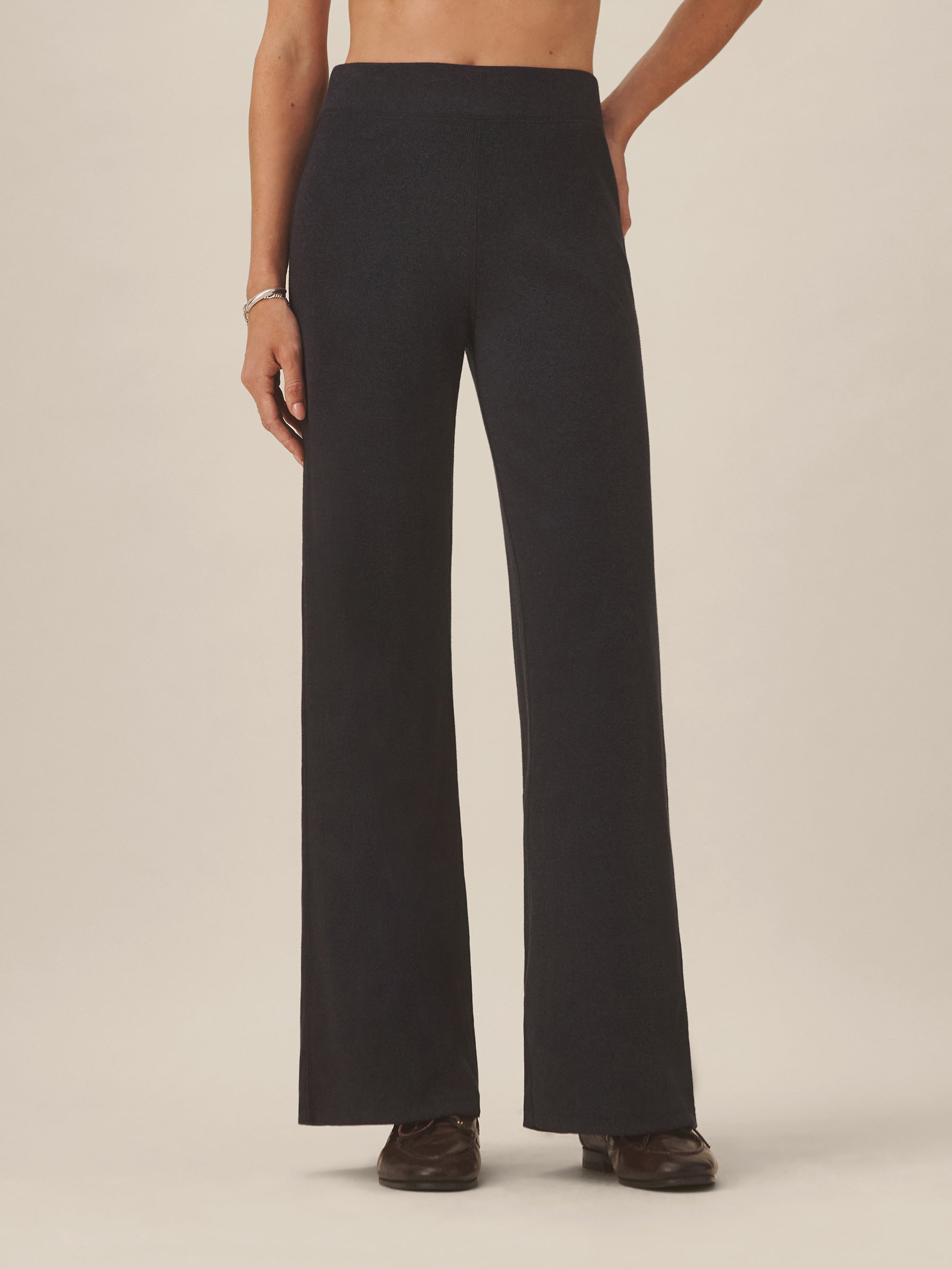 Marled Dark Navy Surplus Rib Weekender Pant - Image 3