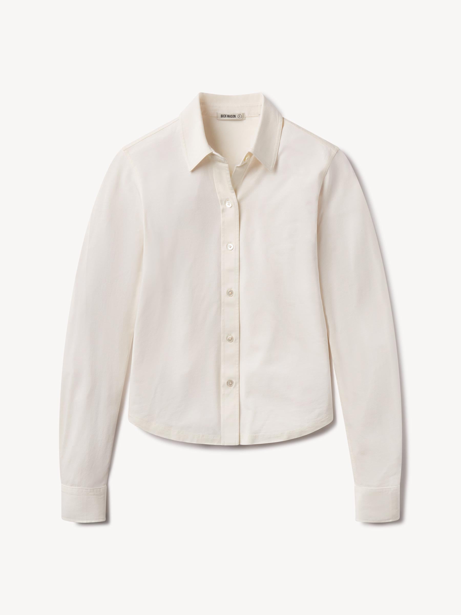 Natural Fluid Jersey Bungalow Shirt