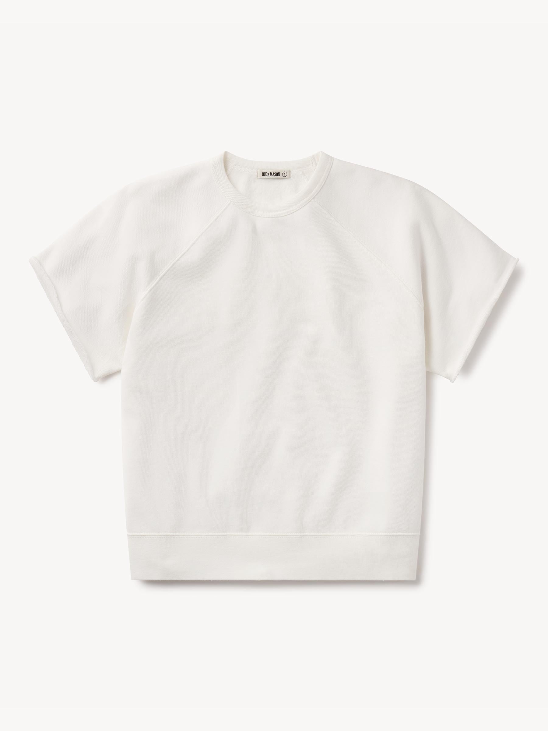 Natural Tropez Terry Cloth SS Crew