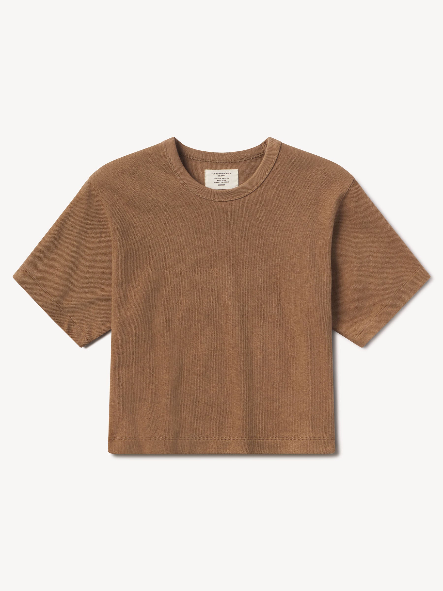 Alternative view of Tawny Field-Spec Boyfriend Crop Tee
