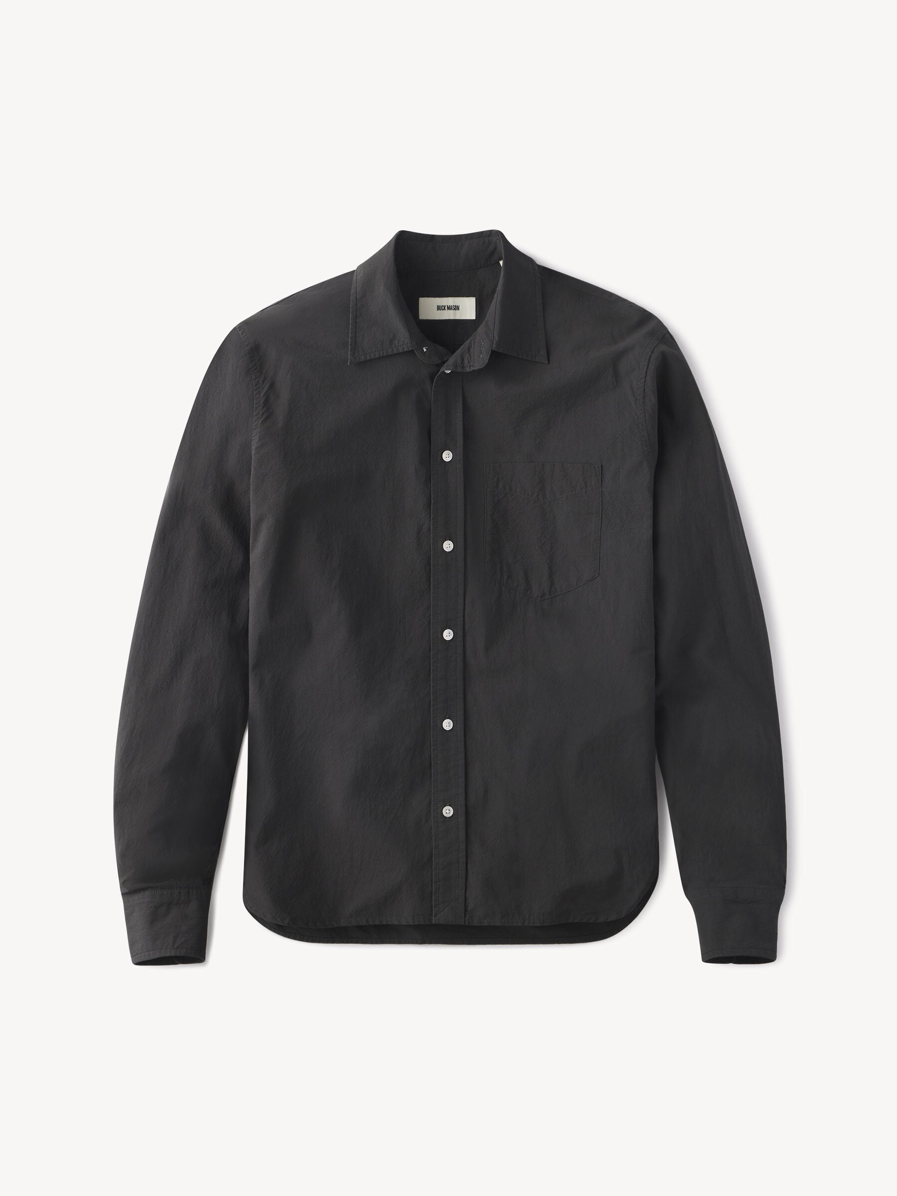 Washed Black Mainstay Cotton Shirt