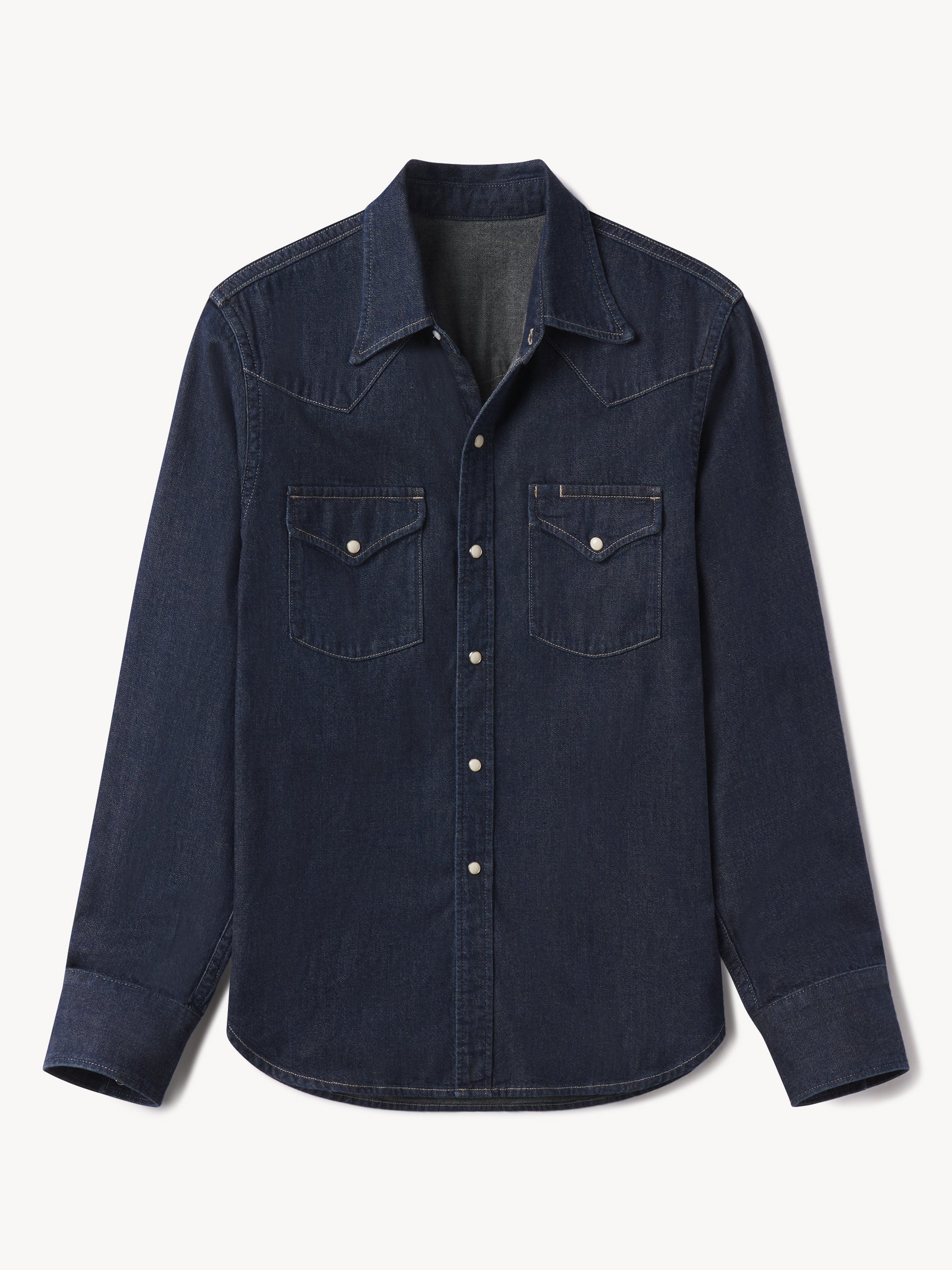 D025 Nep Denim Western Shirt