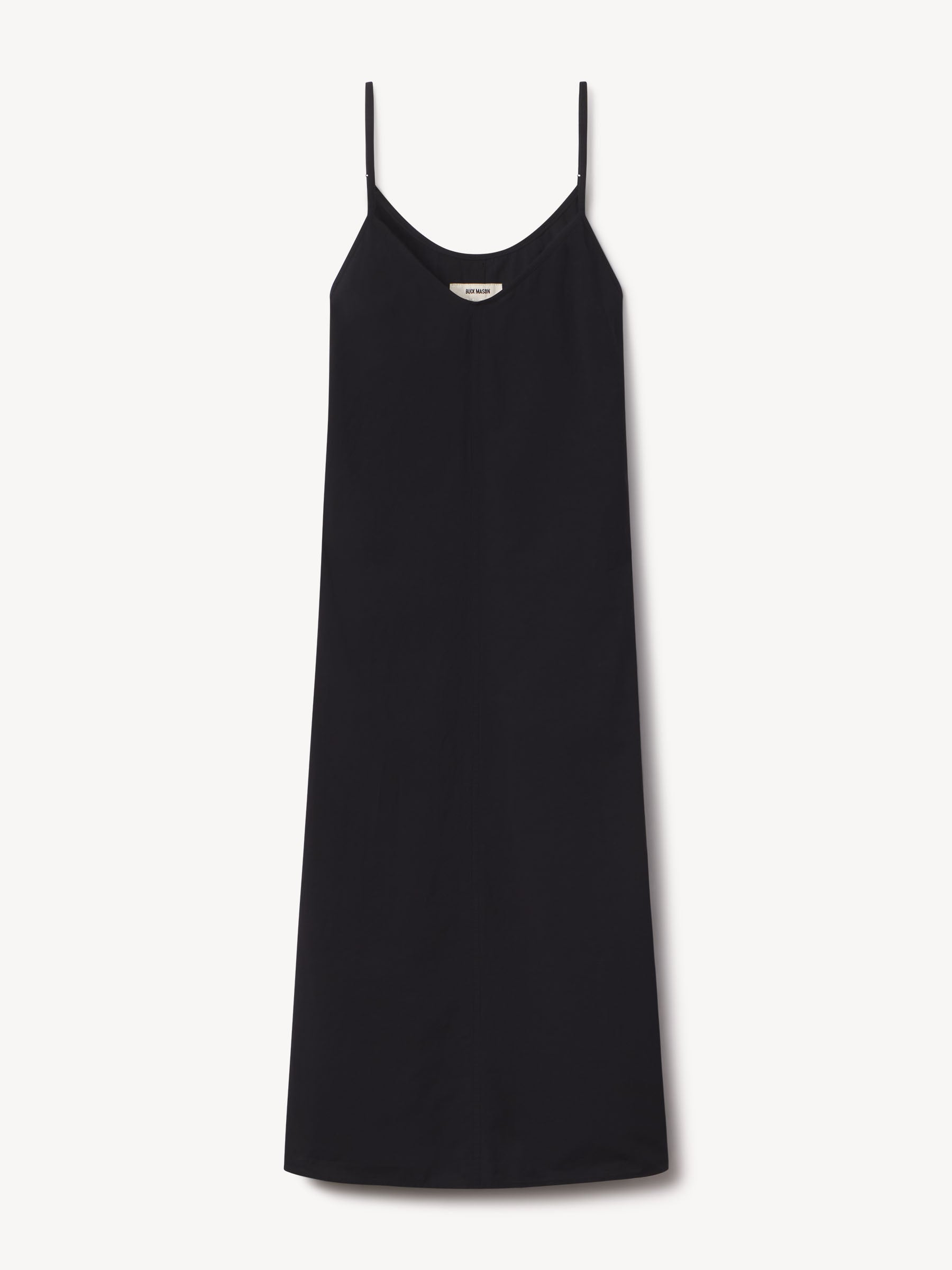 Black Mainstay Cotton Slip Dress