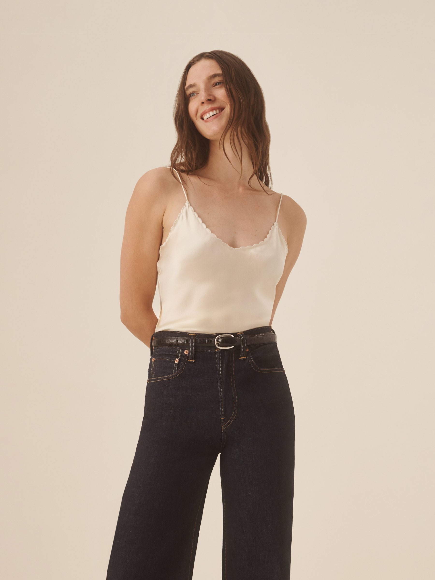 Alternative view of Sea Shell Silk Chateau Tank