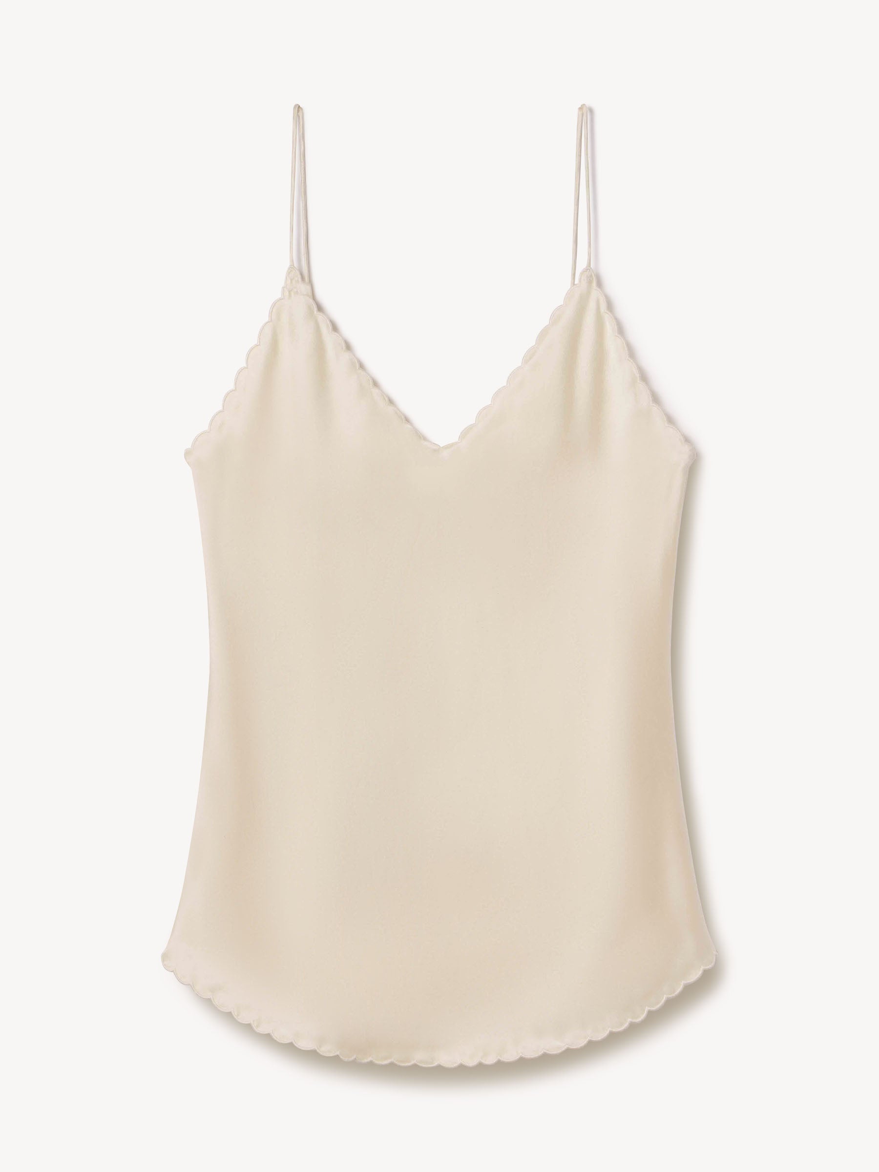 Sea Shell Silk Chateau Tank