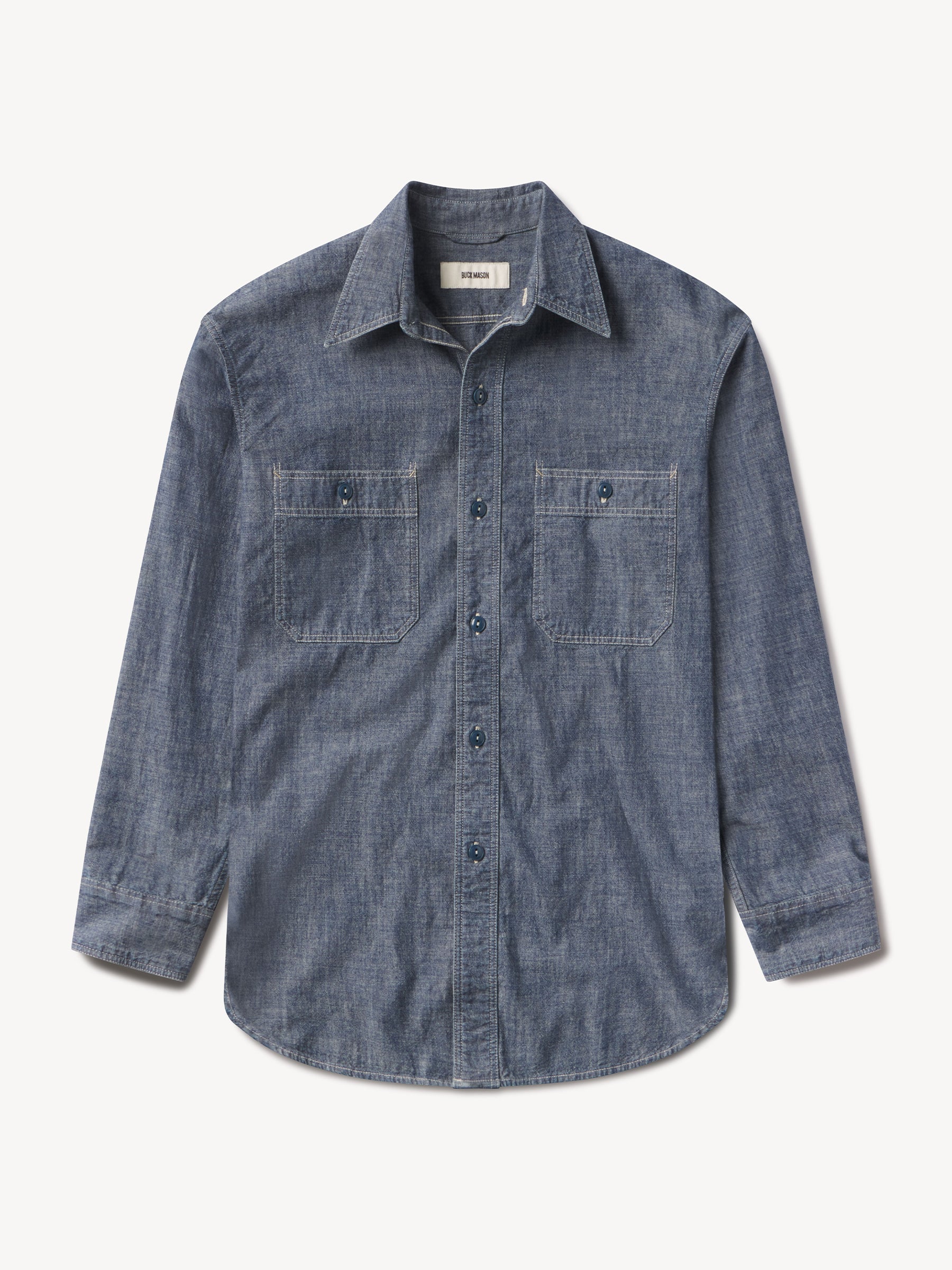 Alternative view of D040 Japanese Chambray Work Shirt