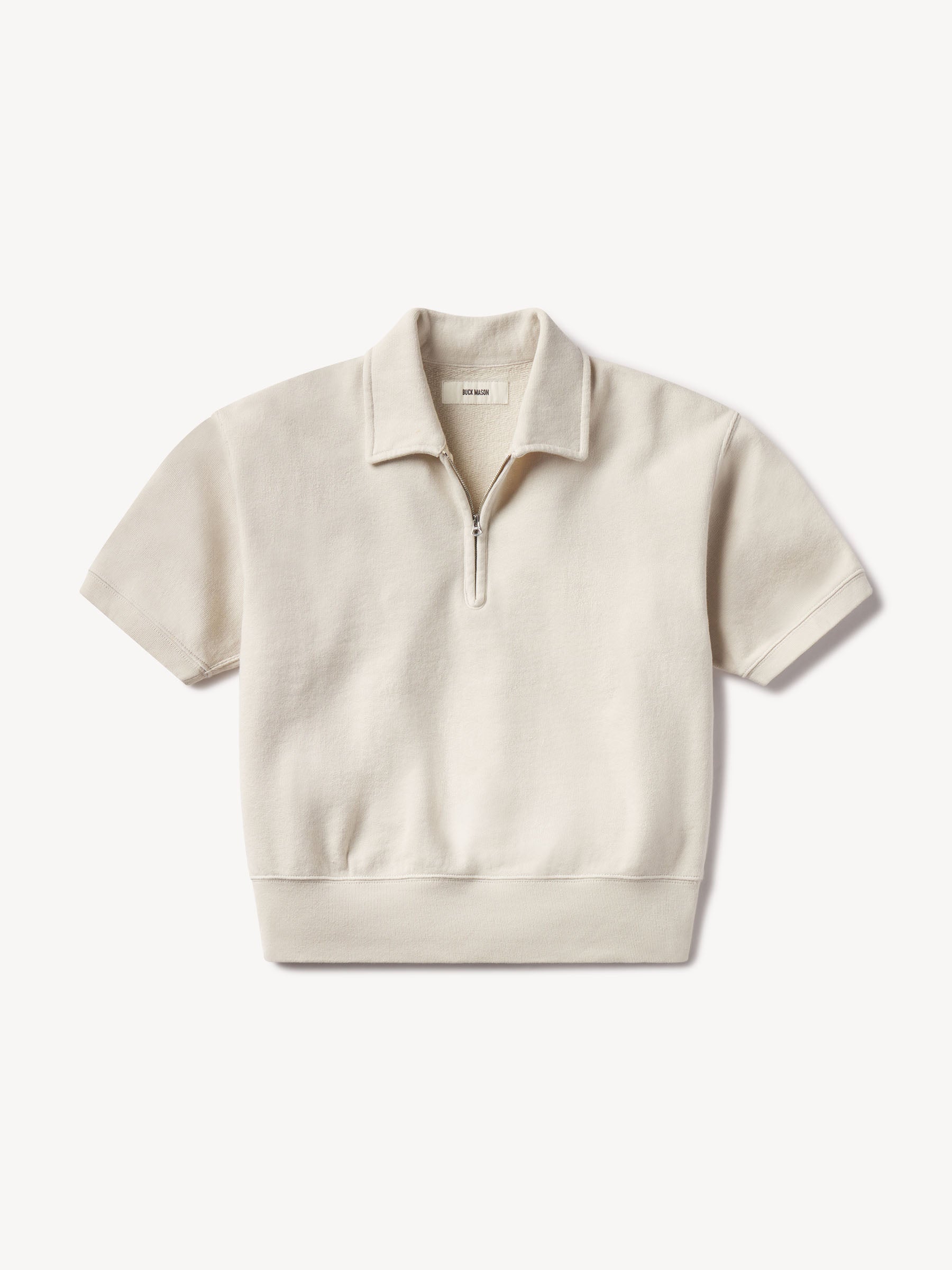 Morning Haze Vintage Interloop Short Sleeve Quarter Zip