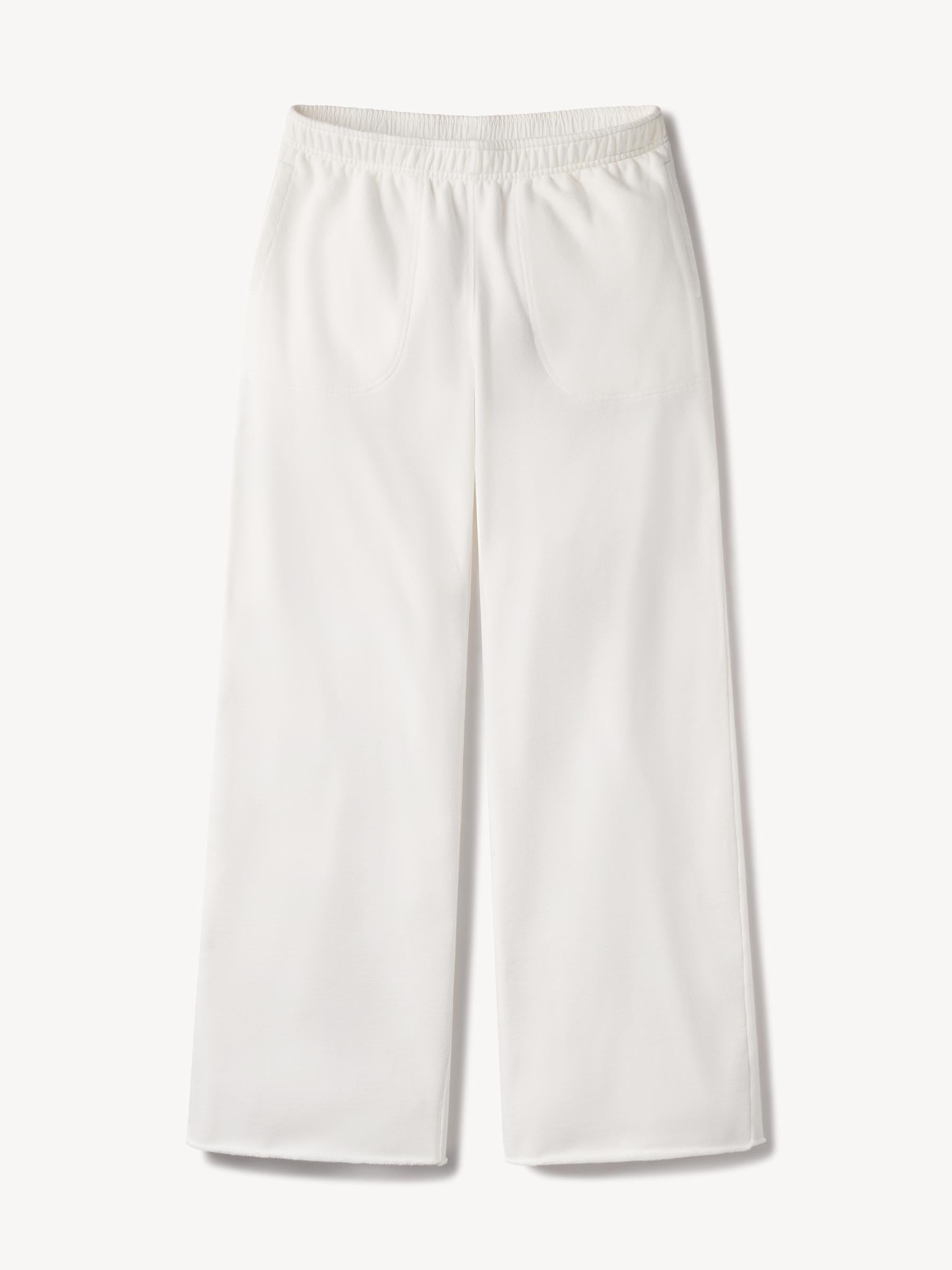 Alternative view of Natural Tropez Terry Cloth Wide Leg Pant