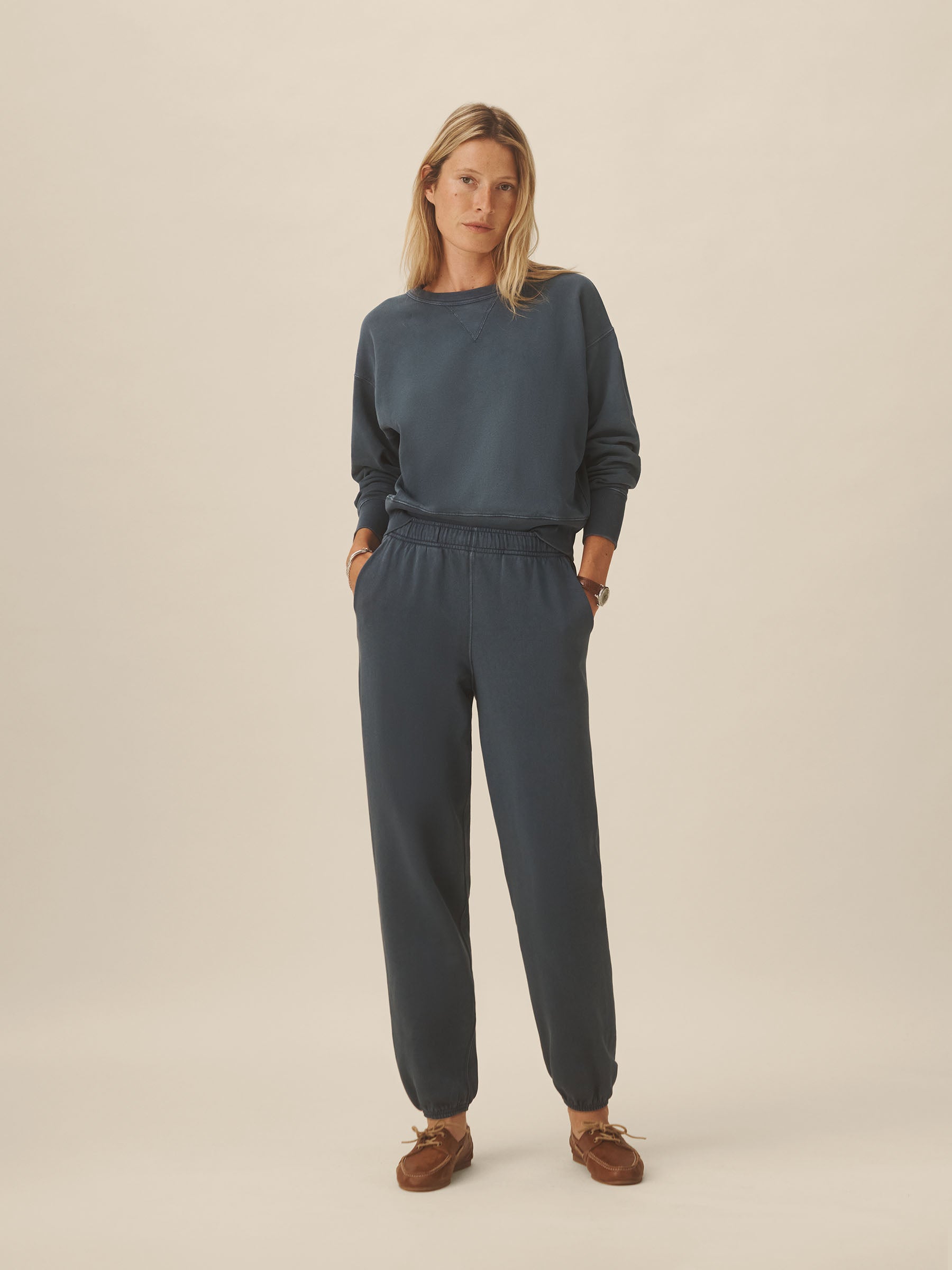 Evening Tide Venice Wash Vintage Interloop Sweatpant