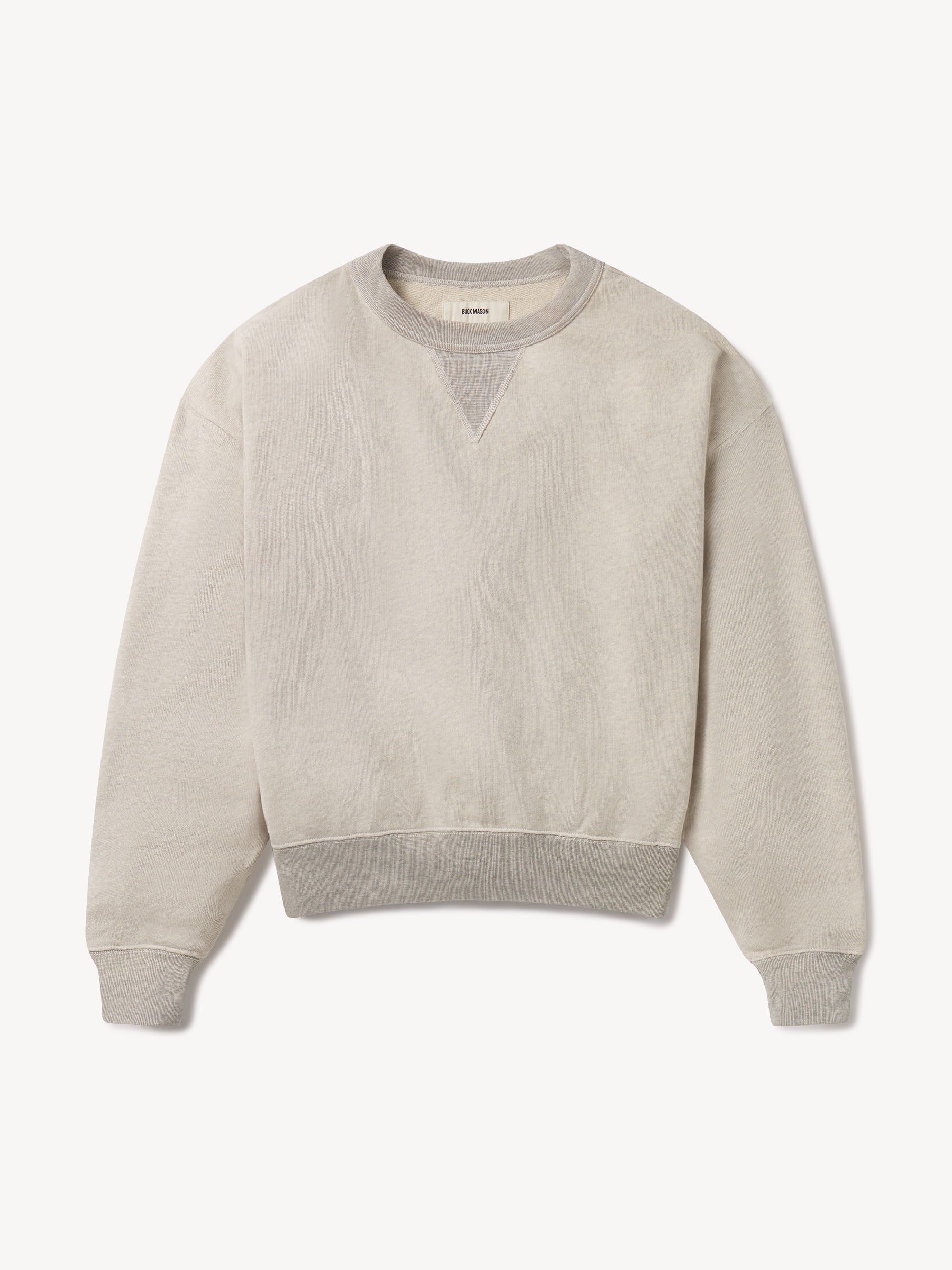 Heather Grey Vintage Interloop Oversized Crew