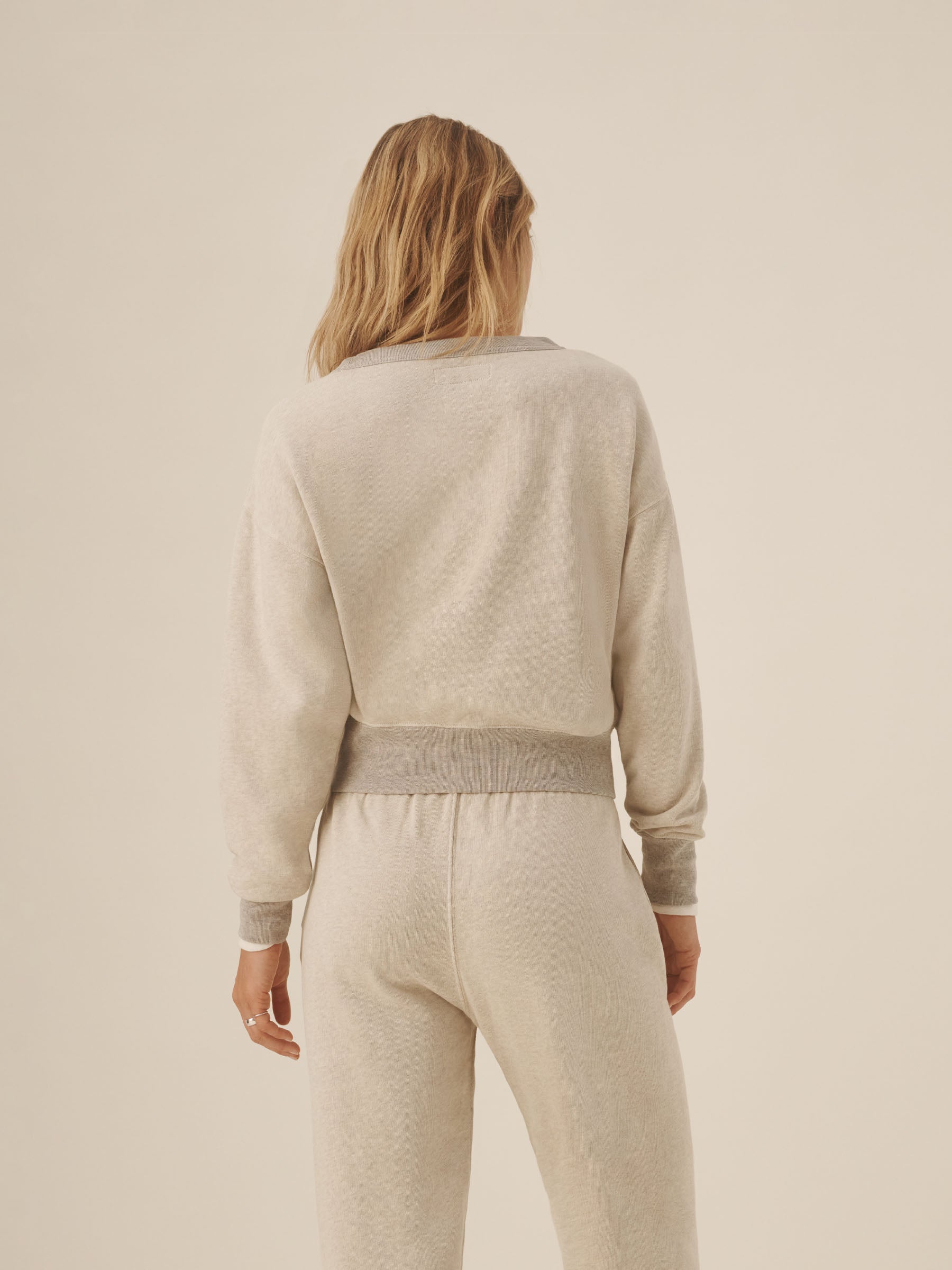 Heather Grey Vintage Interloop Oversized Crew - Image 9