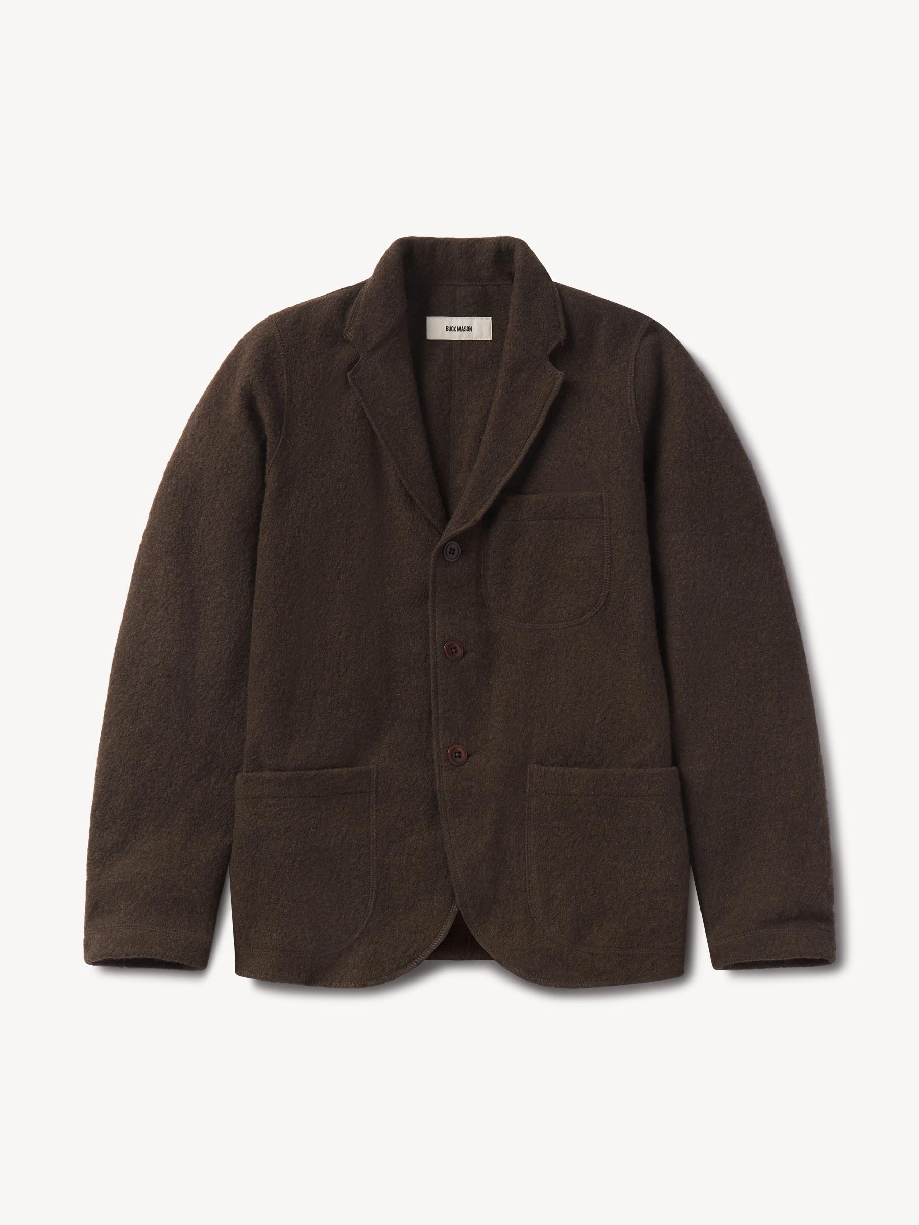 Alternative view of Heather Sable Felted Wool Chore Coat