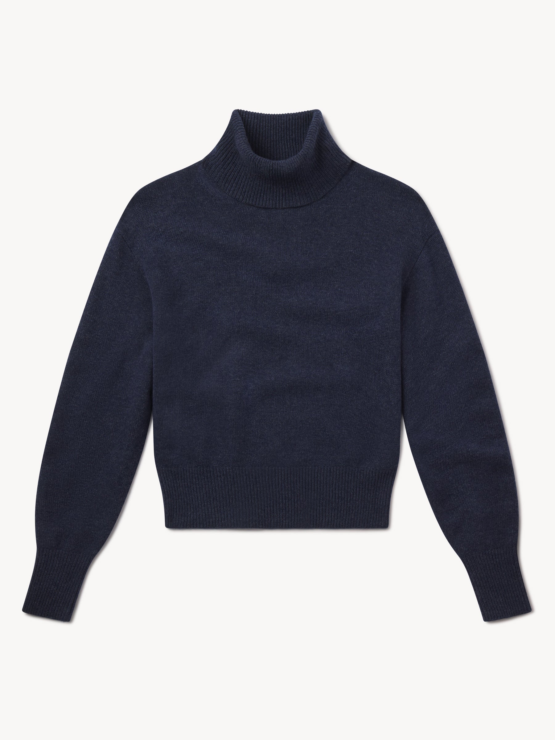 Alternative view of Rainstorm Heather Idyllwild Cashmere Turtleneck