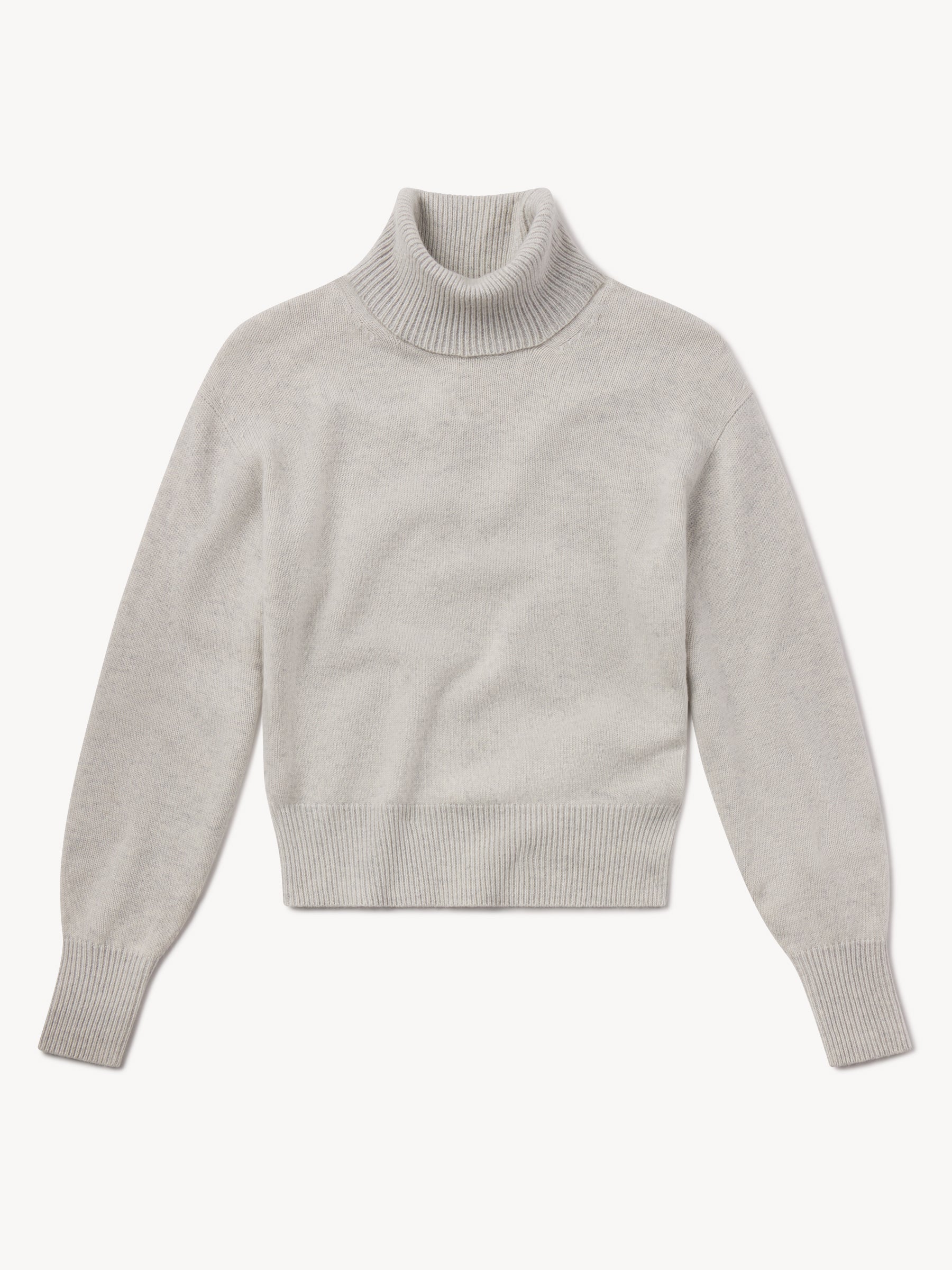 Steel Heather Idyllwild Cashmere Turtleneck