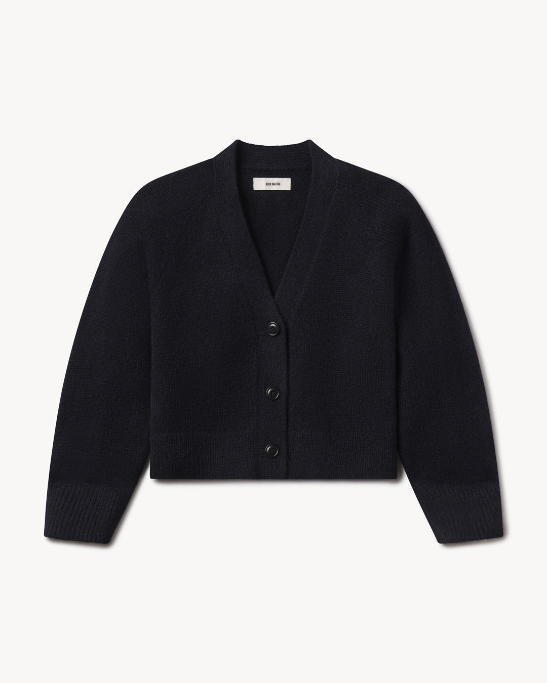 Dark Navy Highland Alpaca Boxy Cardigan