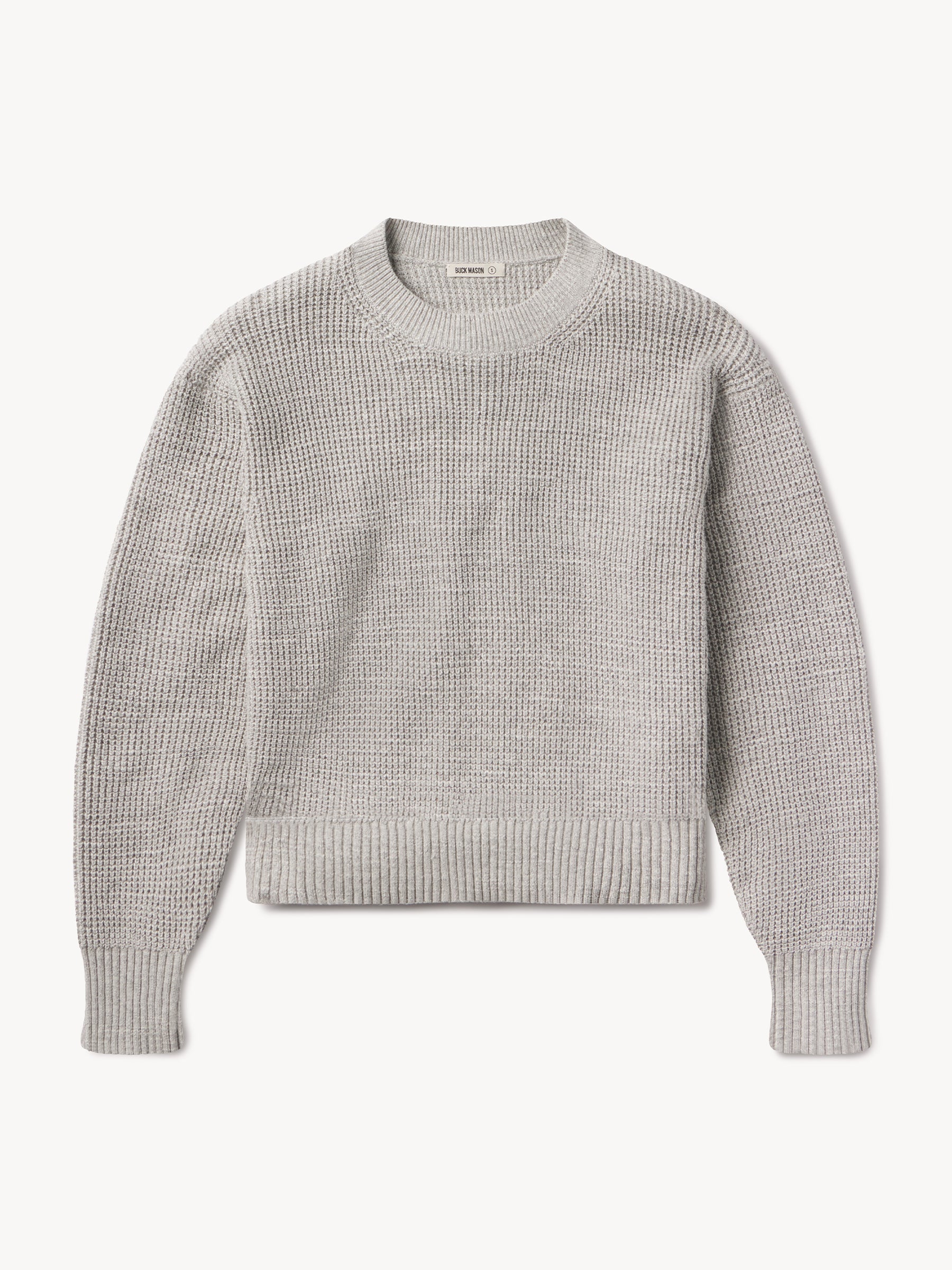 Heather Grey Seafarer Shrunken Crew