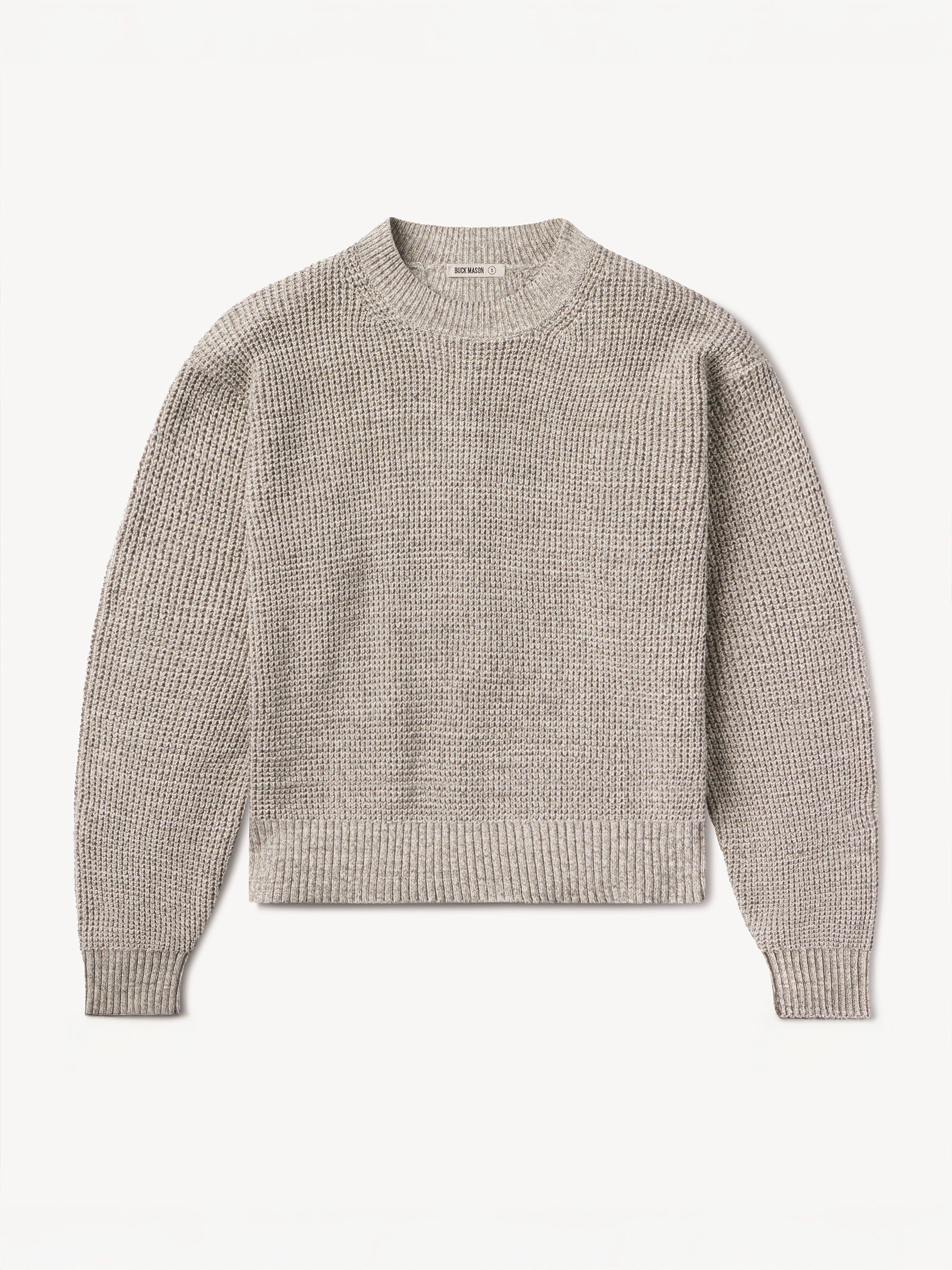 Marled Coastal Cedar Seafarer Cotton Shrunken Crew