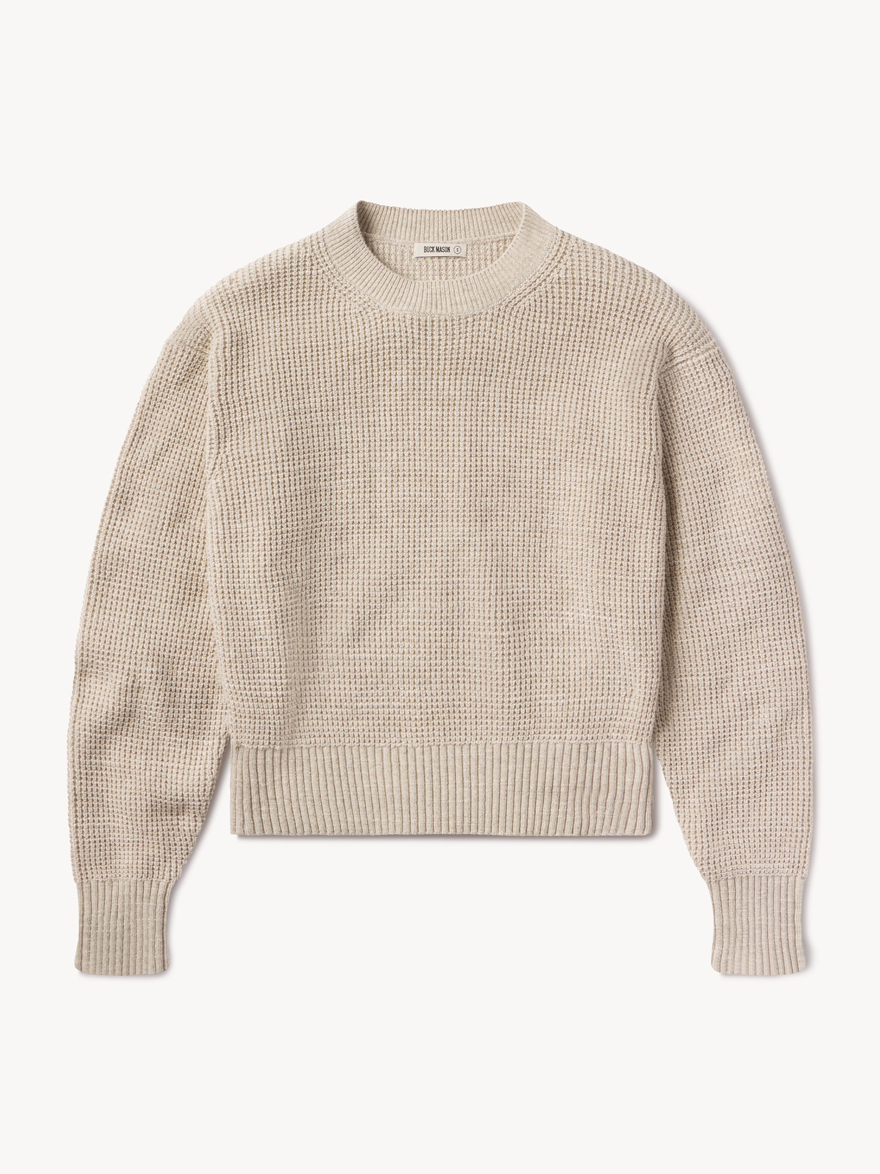 Oatmeal Seafarer Shrunken Crew