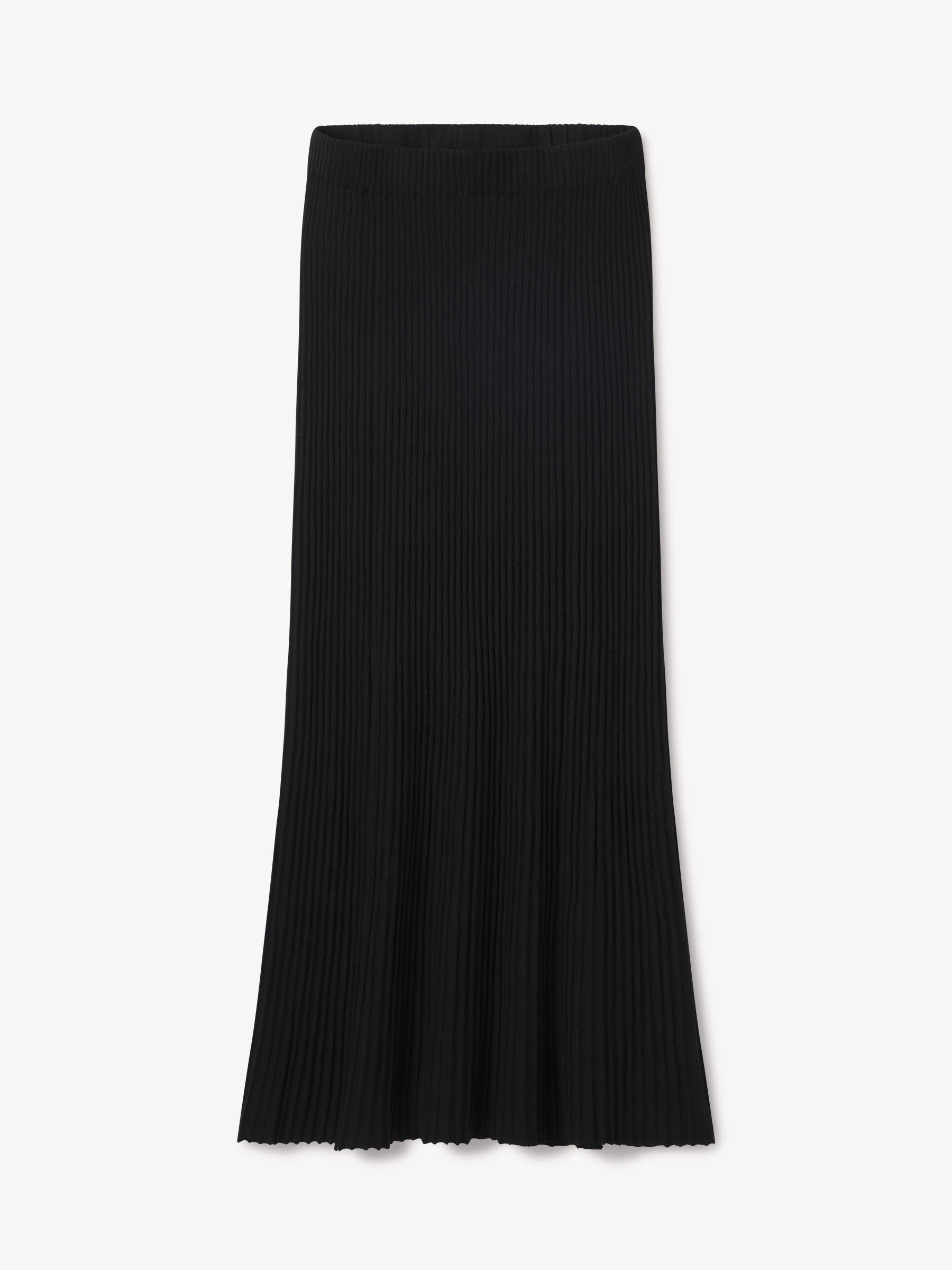 Black Beverly Knit Skirt