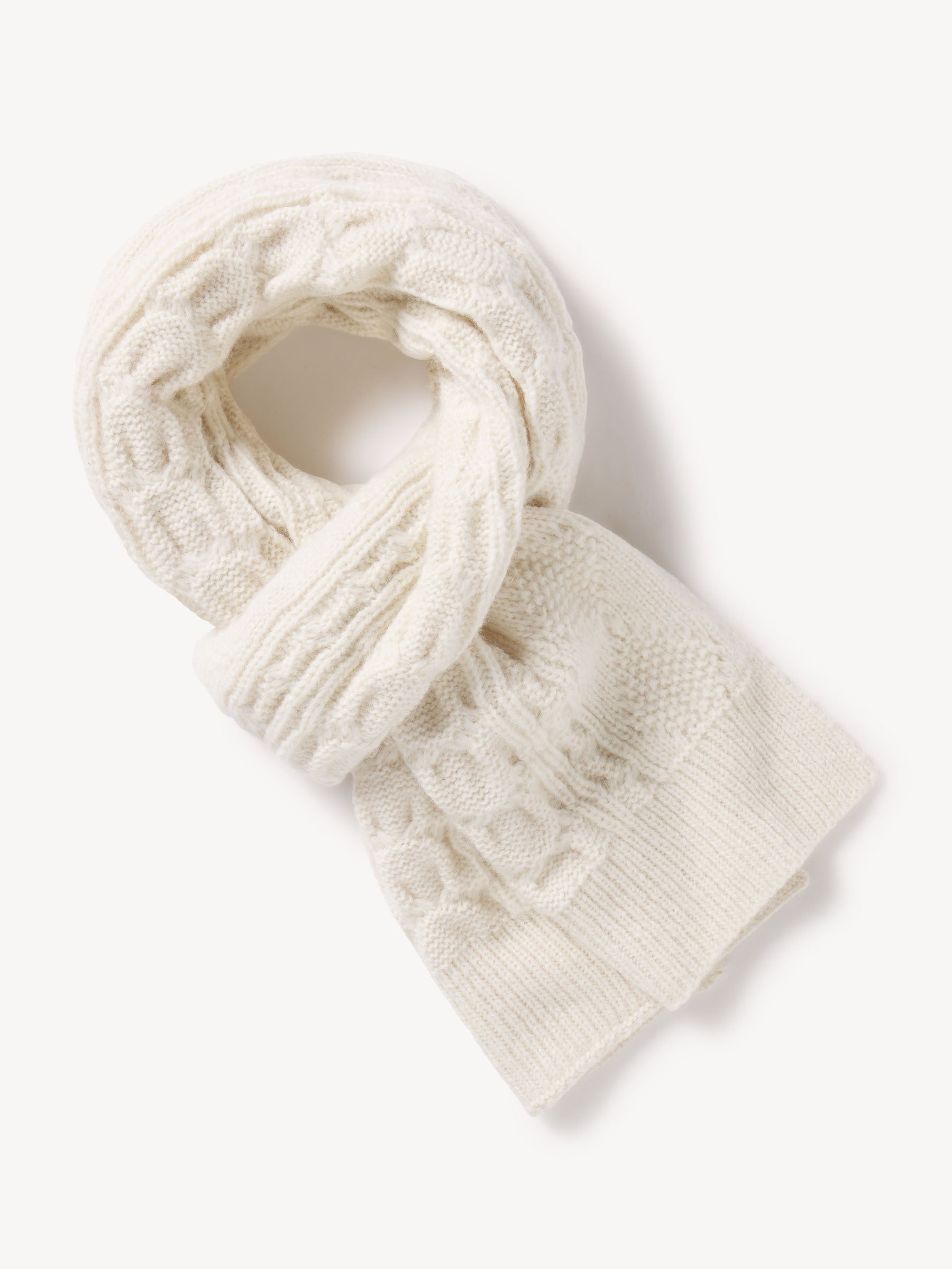 Natural Highland Alpaca Scarf