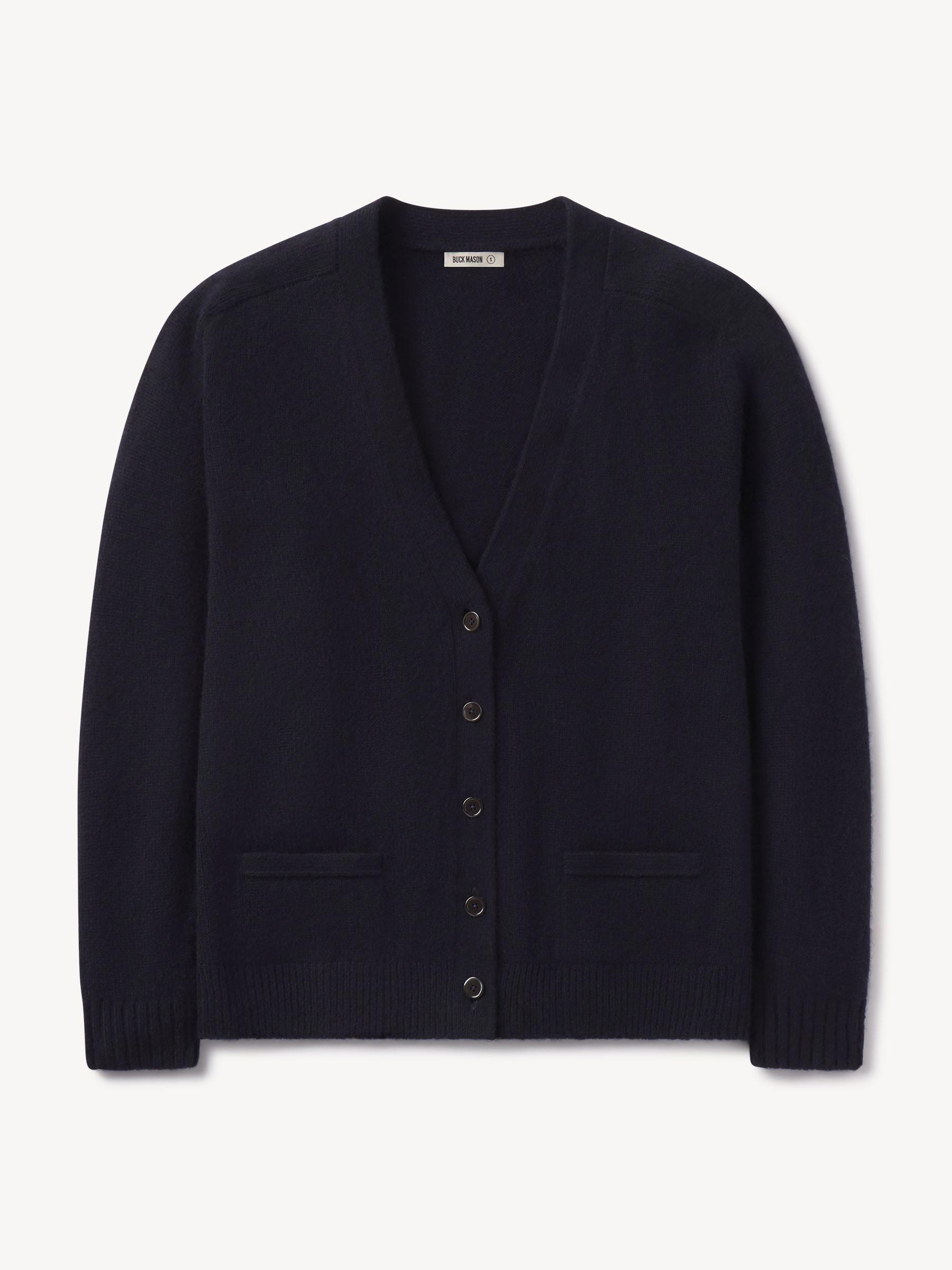 Midnight California Cashmere Slouchy Cardigan