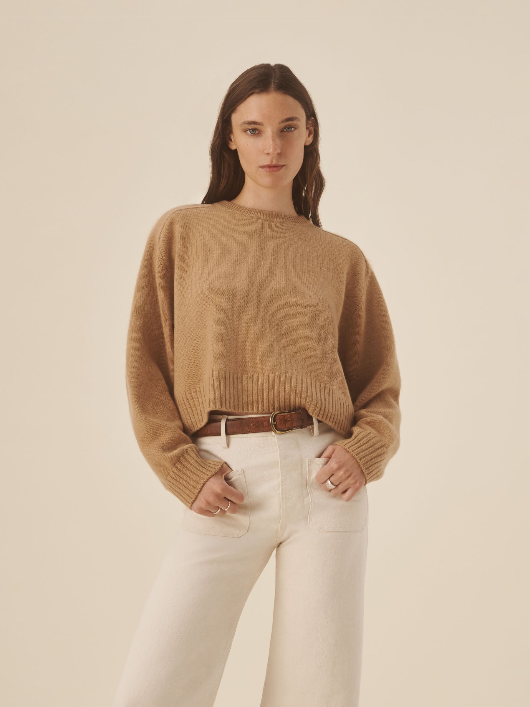 Alternative view of Amberwood California Cashmere Classic Crew