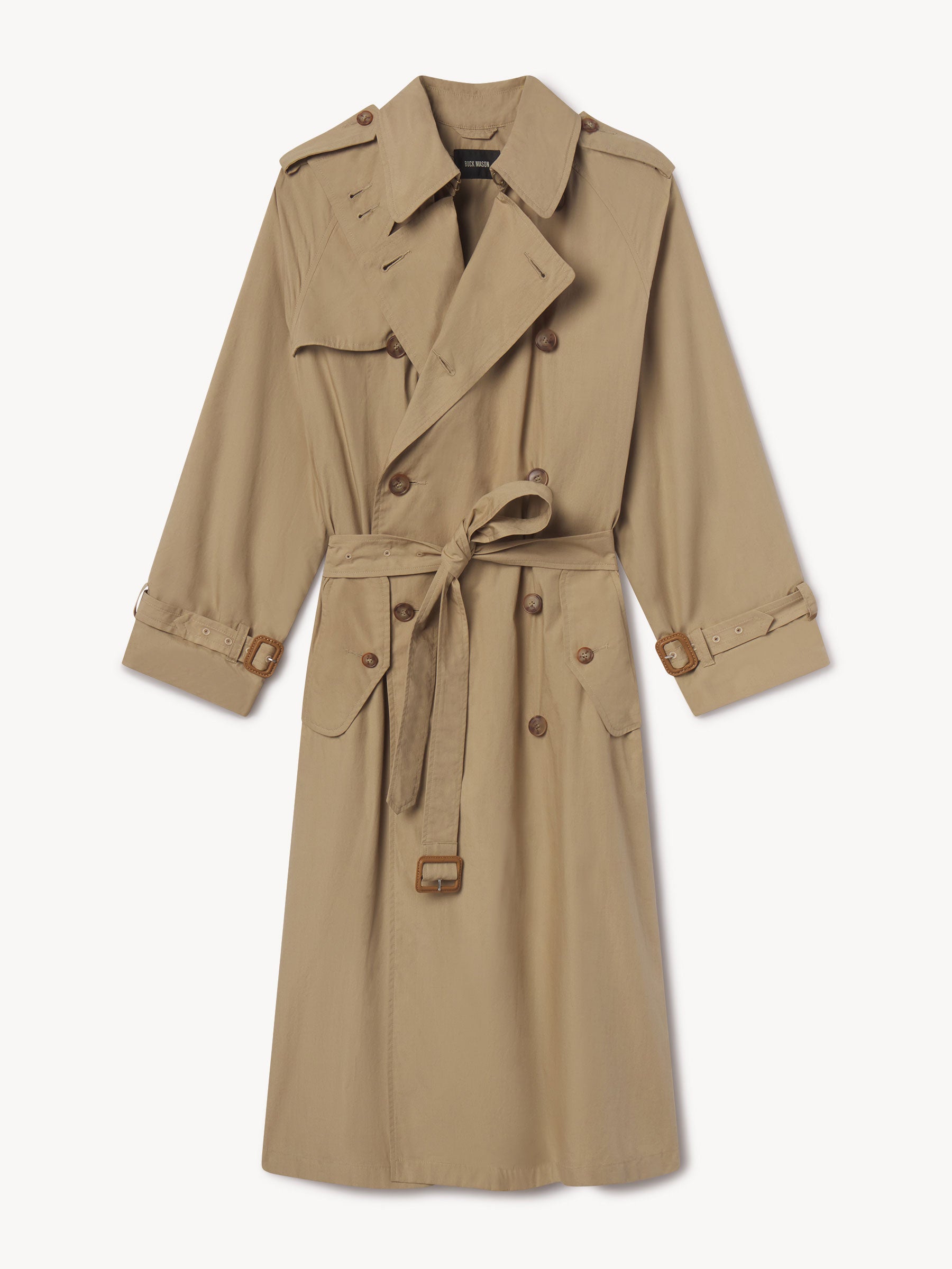 Rockaway Khaki Parachute Poplin Trench
