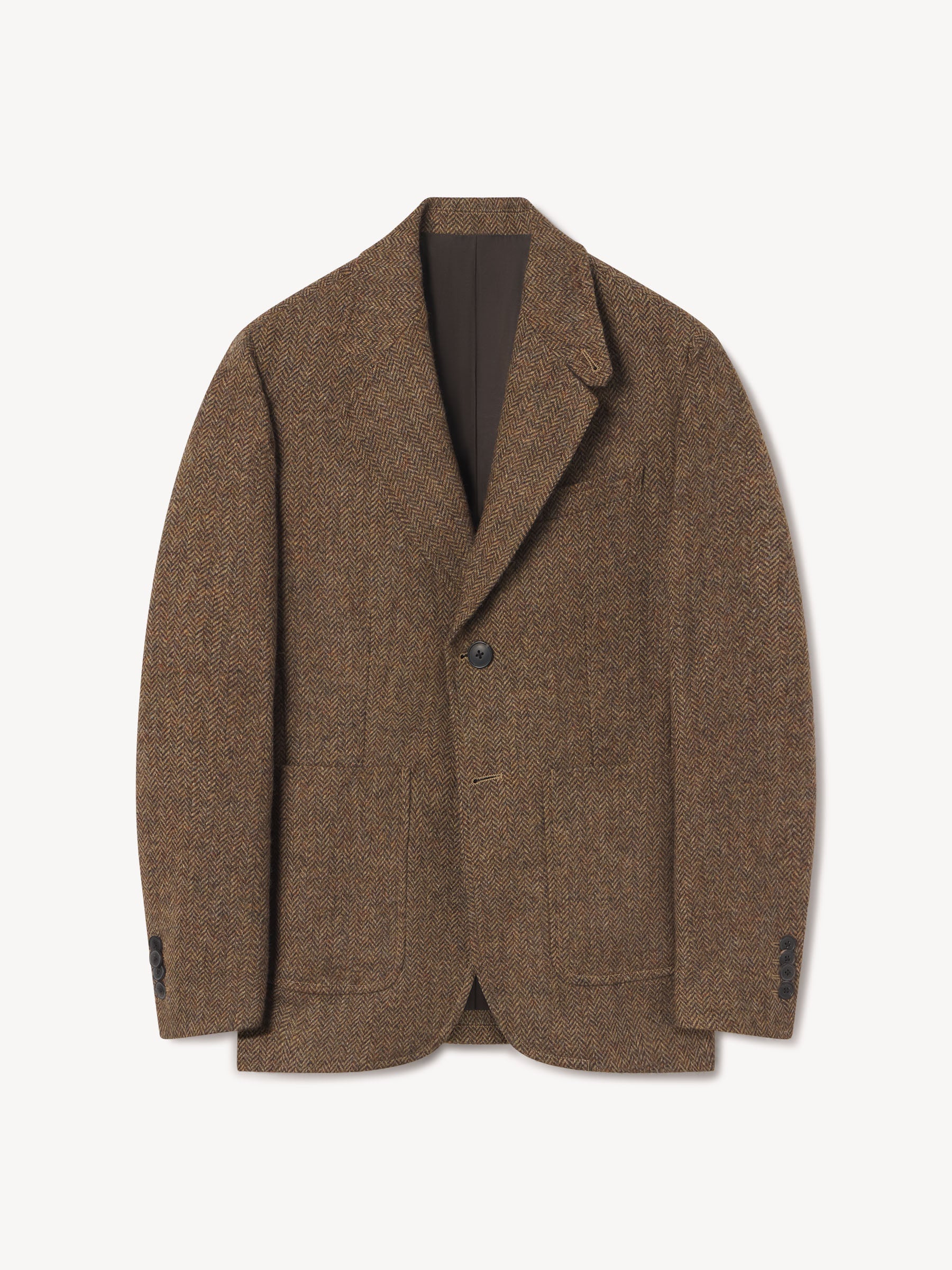 Brown / Black Shrunken Academy Blazer