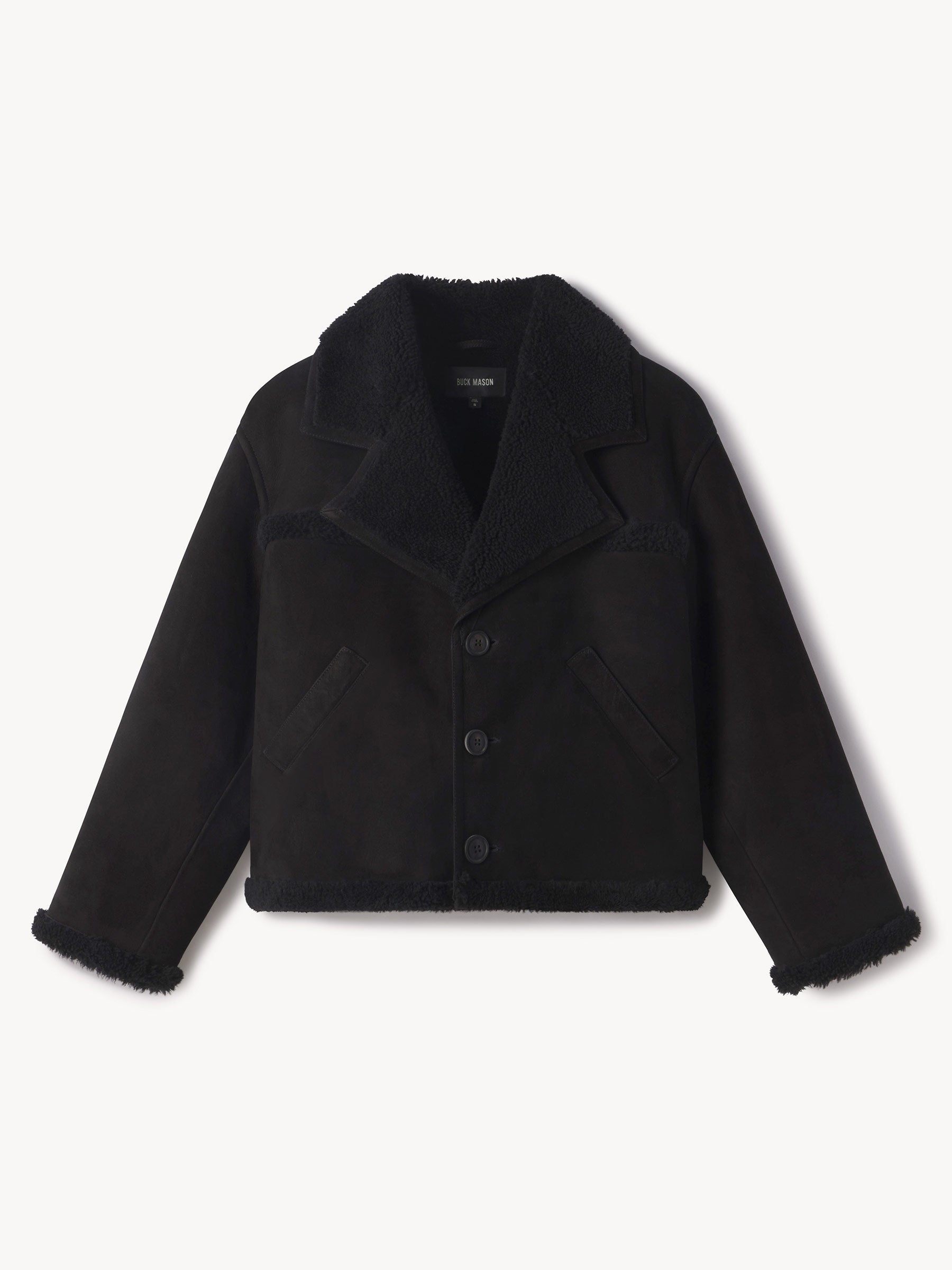 Black Shearling Ranch Jacket