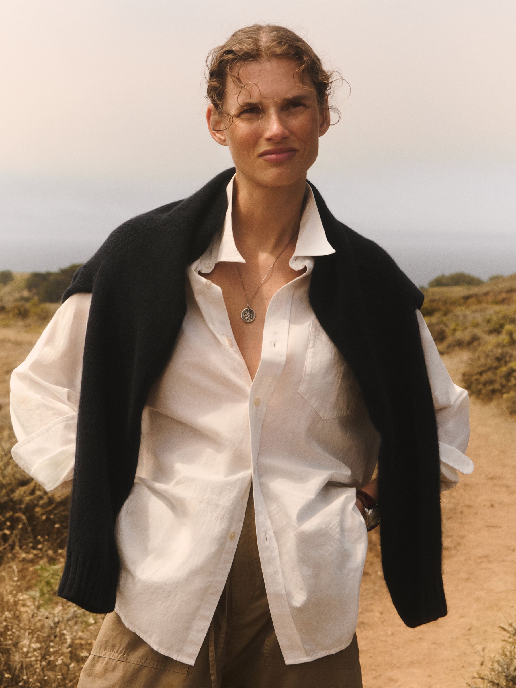 Alternative view of White Mainstay Cotton Shirt