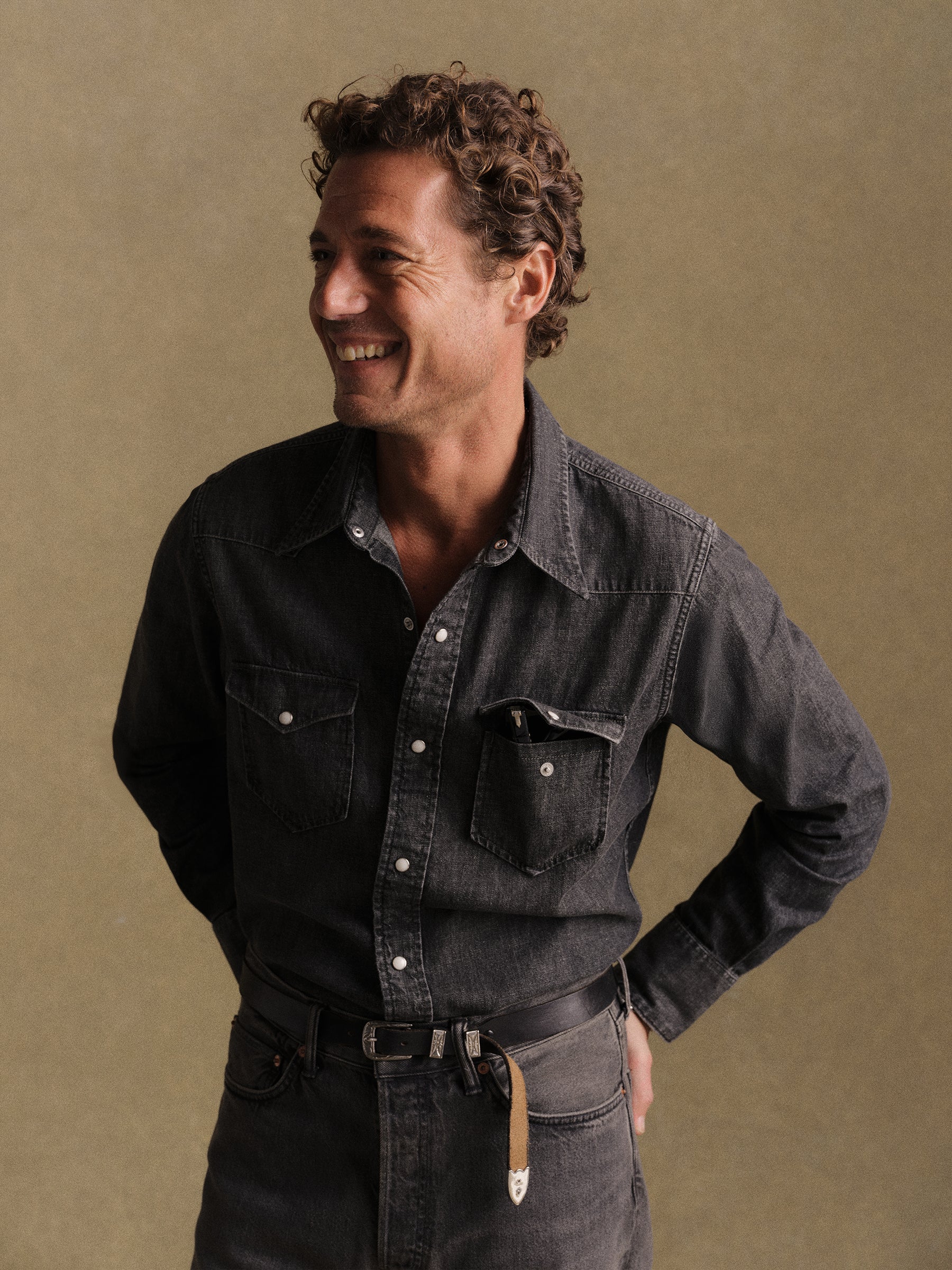 Alternative view of B011 Midnight Cowboy Western Shirt