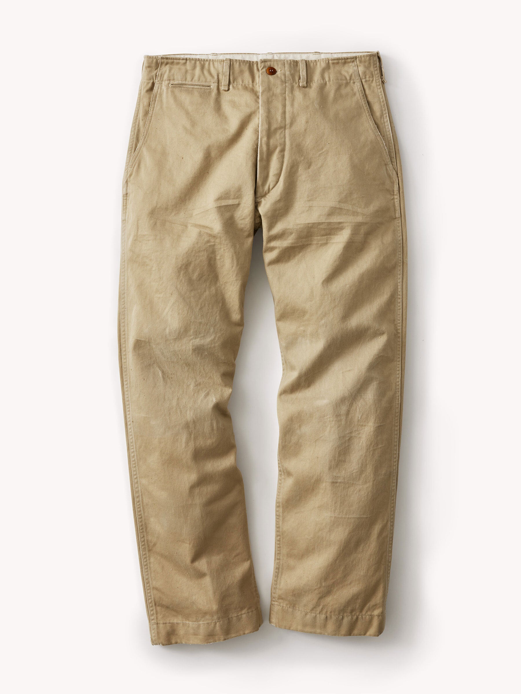 Uniform Khaki Paperback Twill Full Saddle Chino