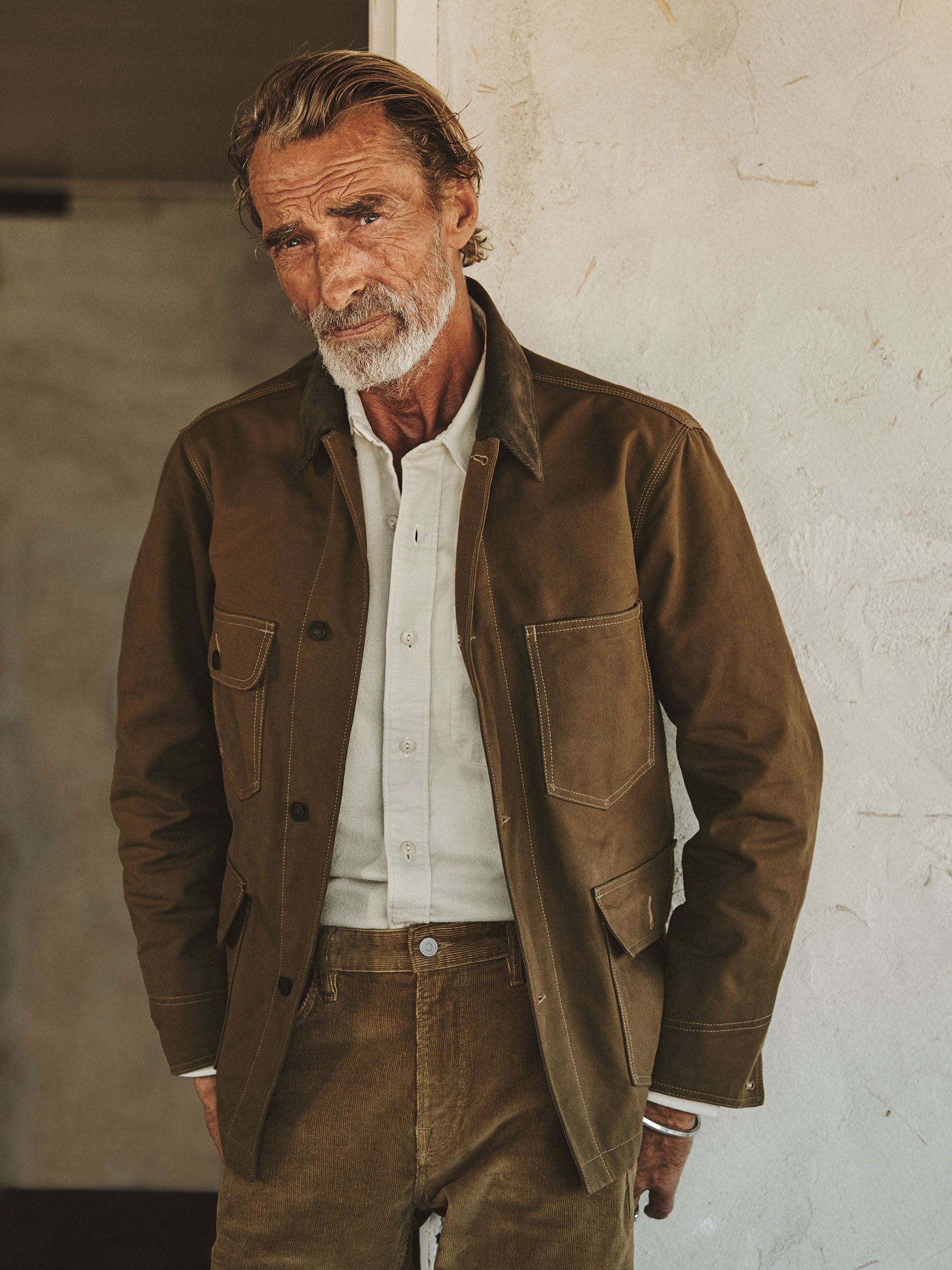 Alternative view of Oarweed Dry Waxed Canvas Highland Jacket