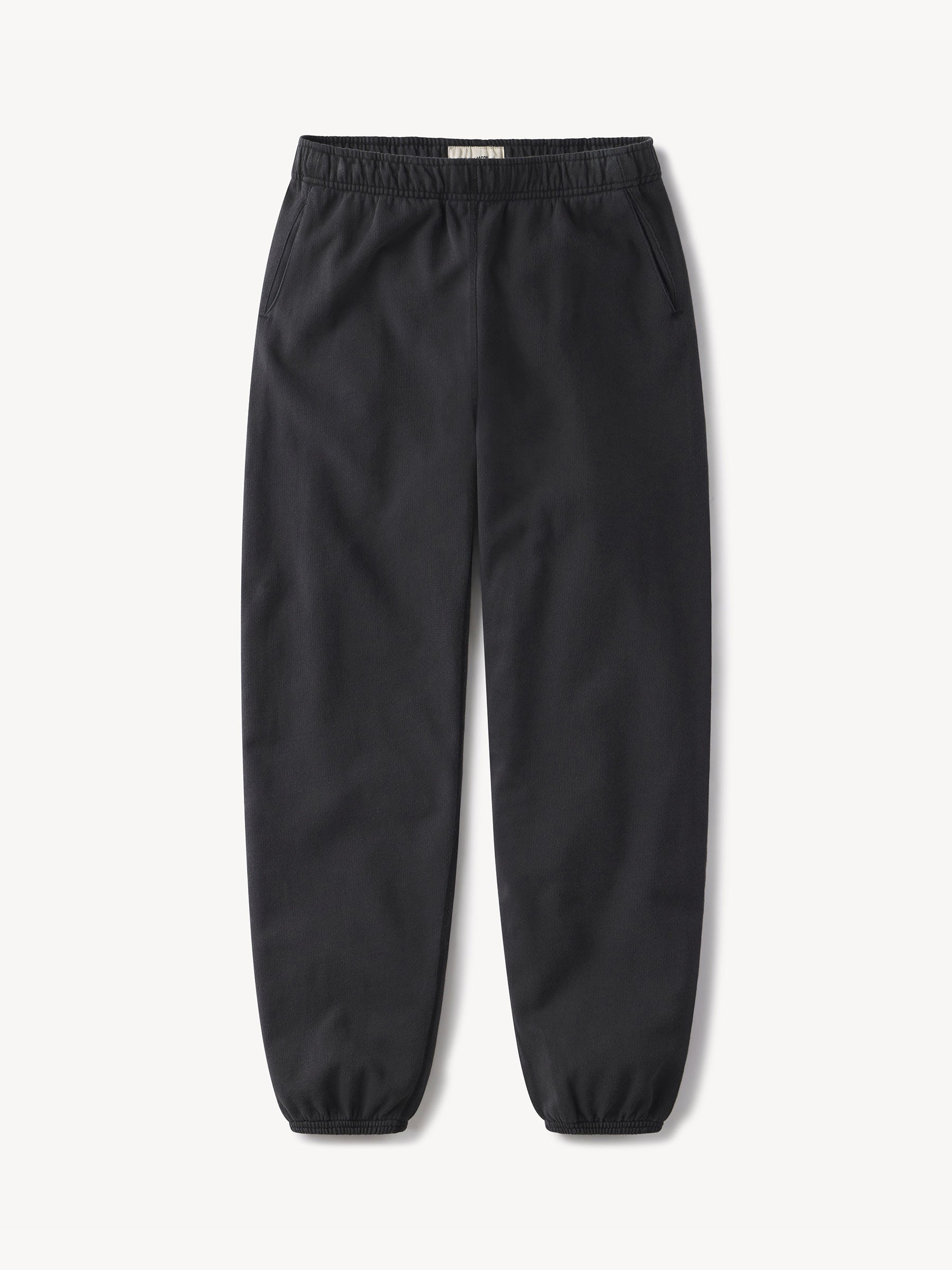 Soft Black Venice Wash Vintage Interloop Sweatpant
