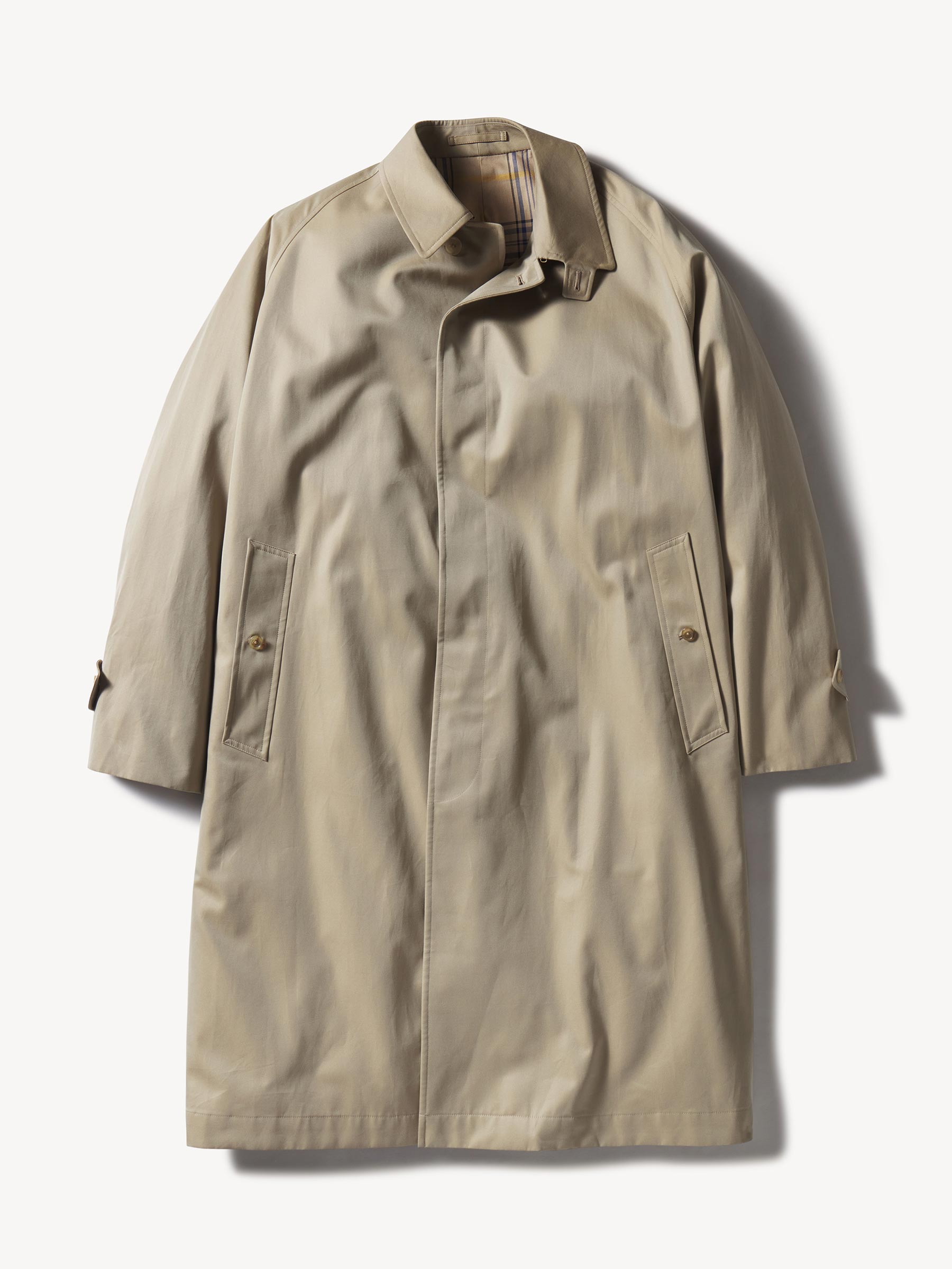 Khaki Anatomica Single Raglan Coat II