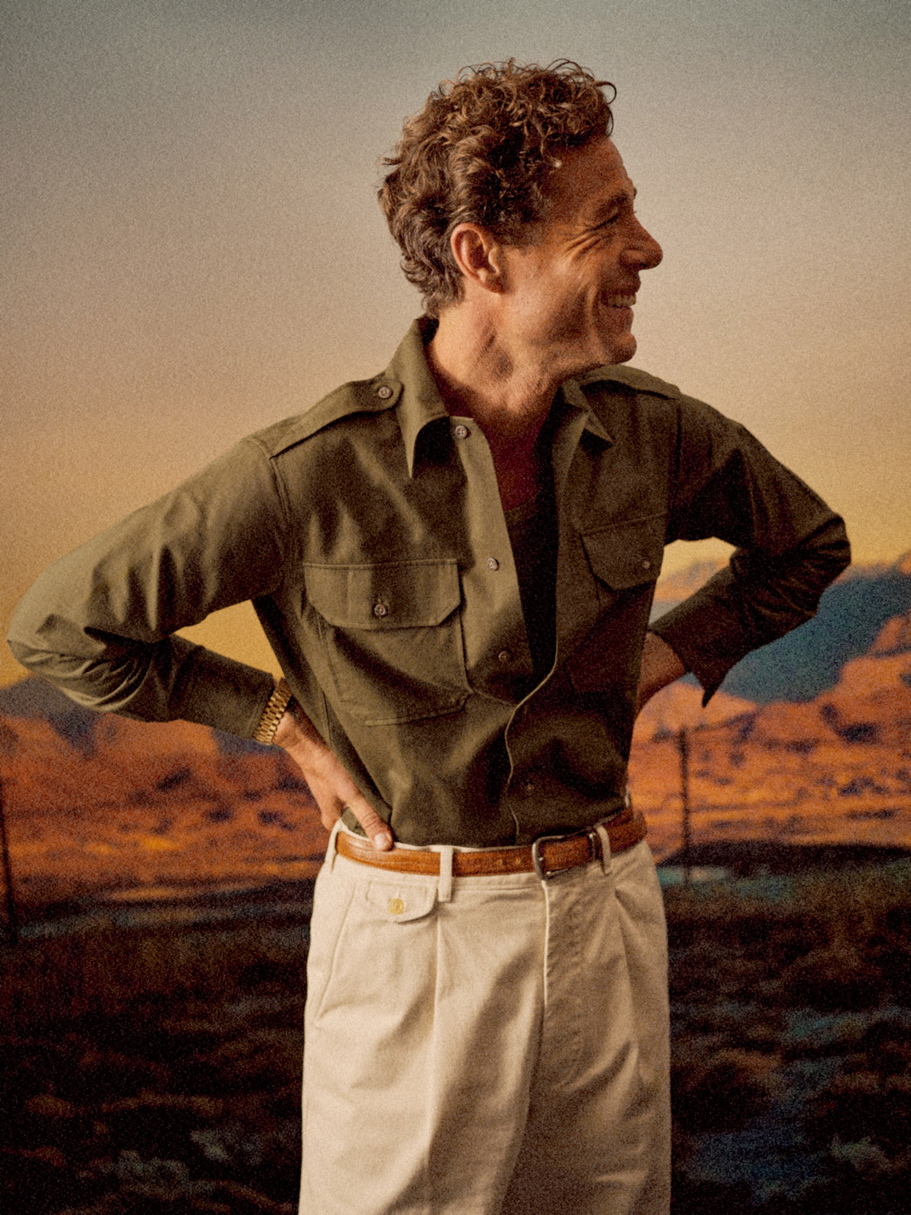 Olive Bryceland's X Buck Mason Moleskin Officer Shirt