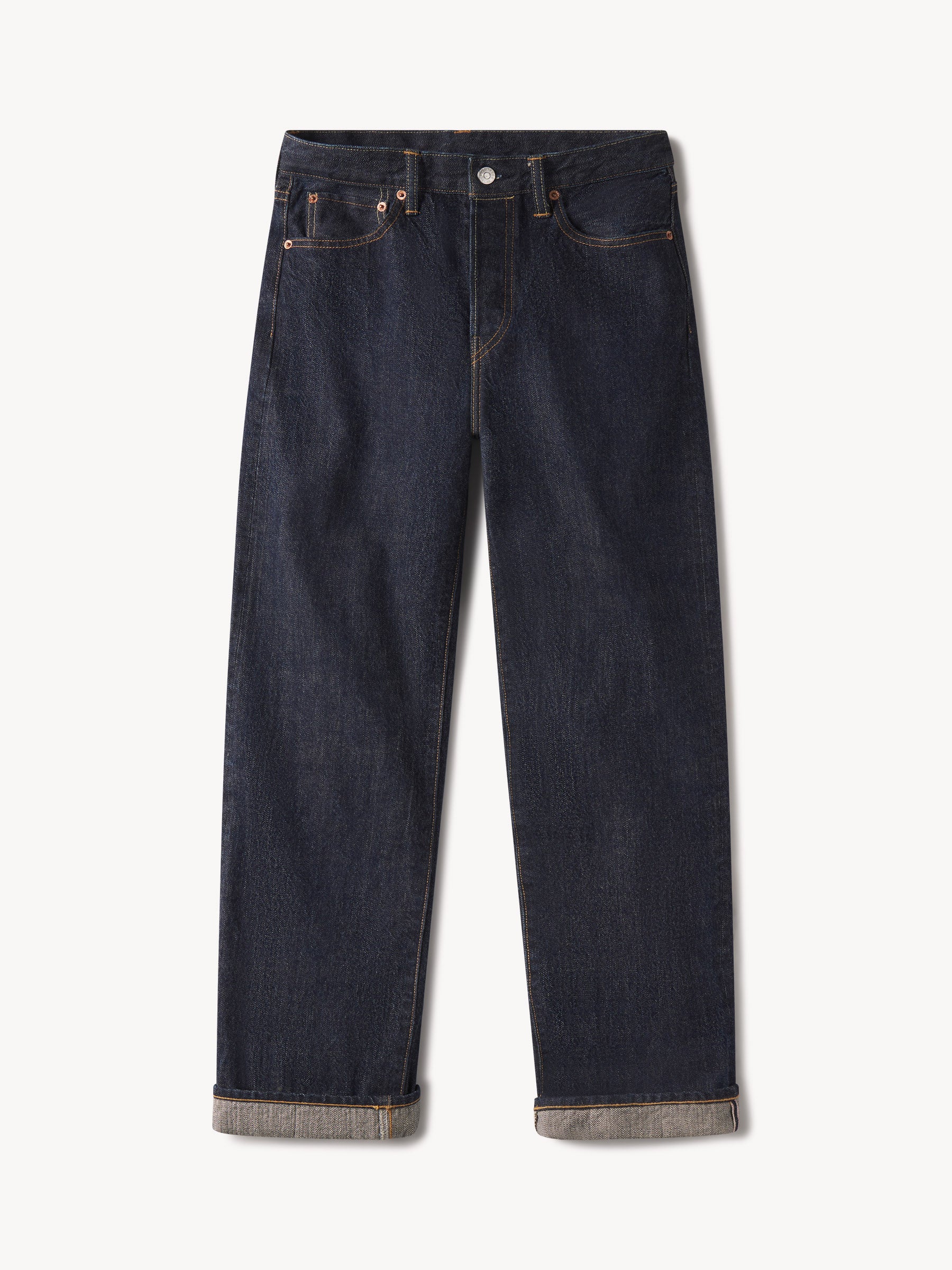 Alternative view of D043 Japanese Loomstate Selvedge Original Jean