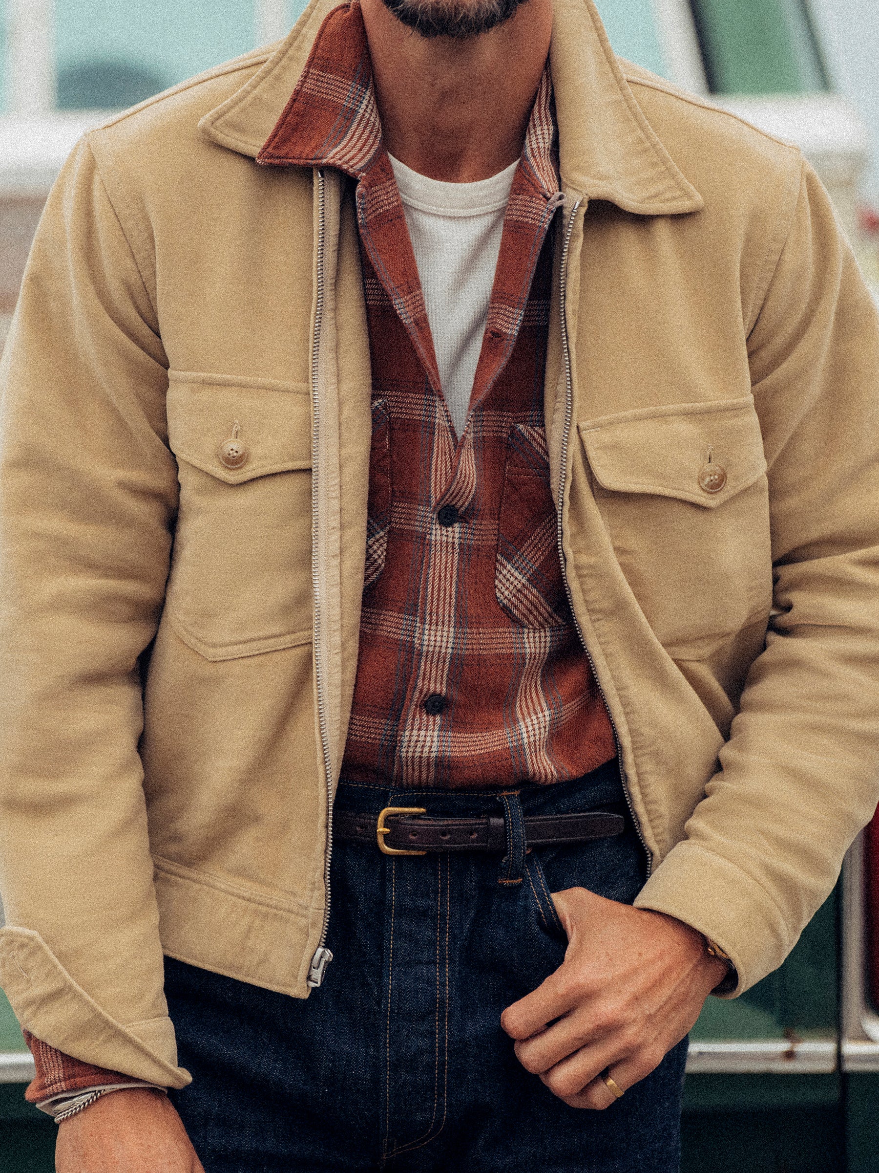 Palo Santo Italian Doeskin Station Jacket