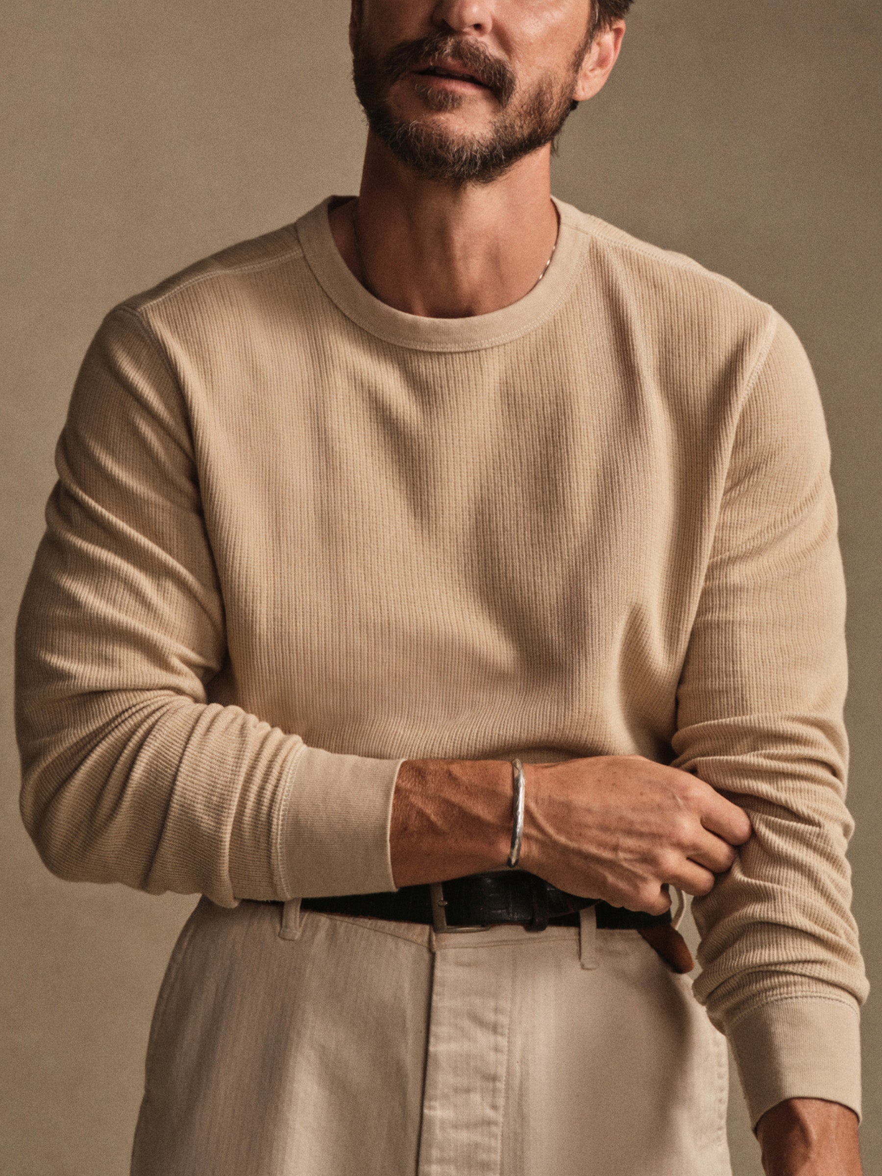 Sand Dune Vintage Thermal Surplus Tee