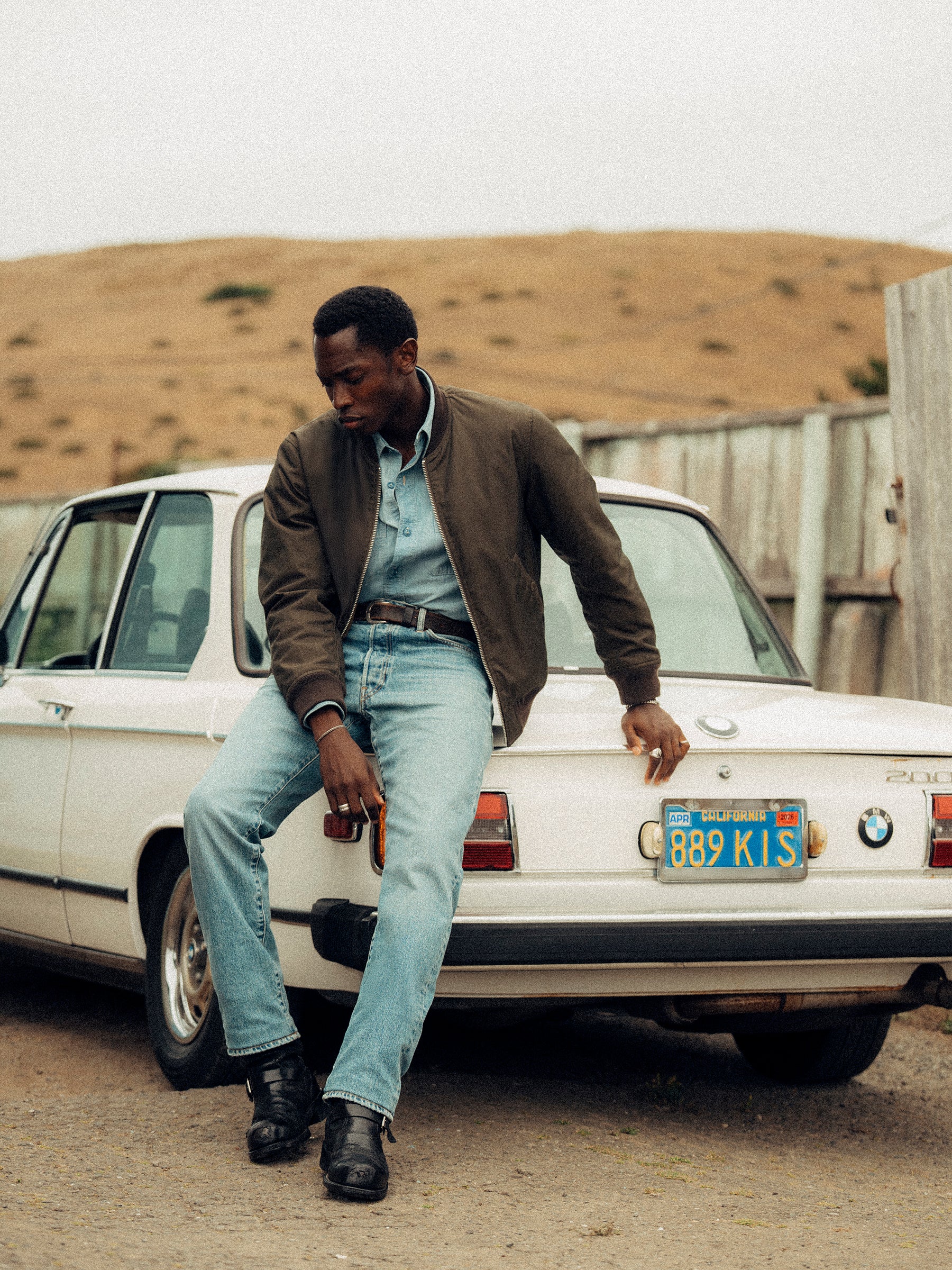 Deep Olive Storm Stopper Bomber Jacket