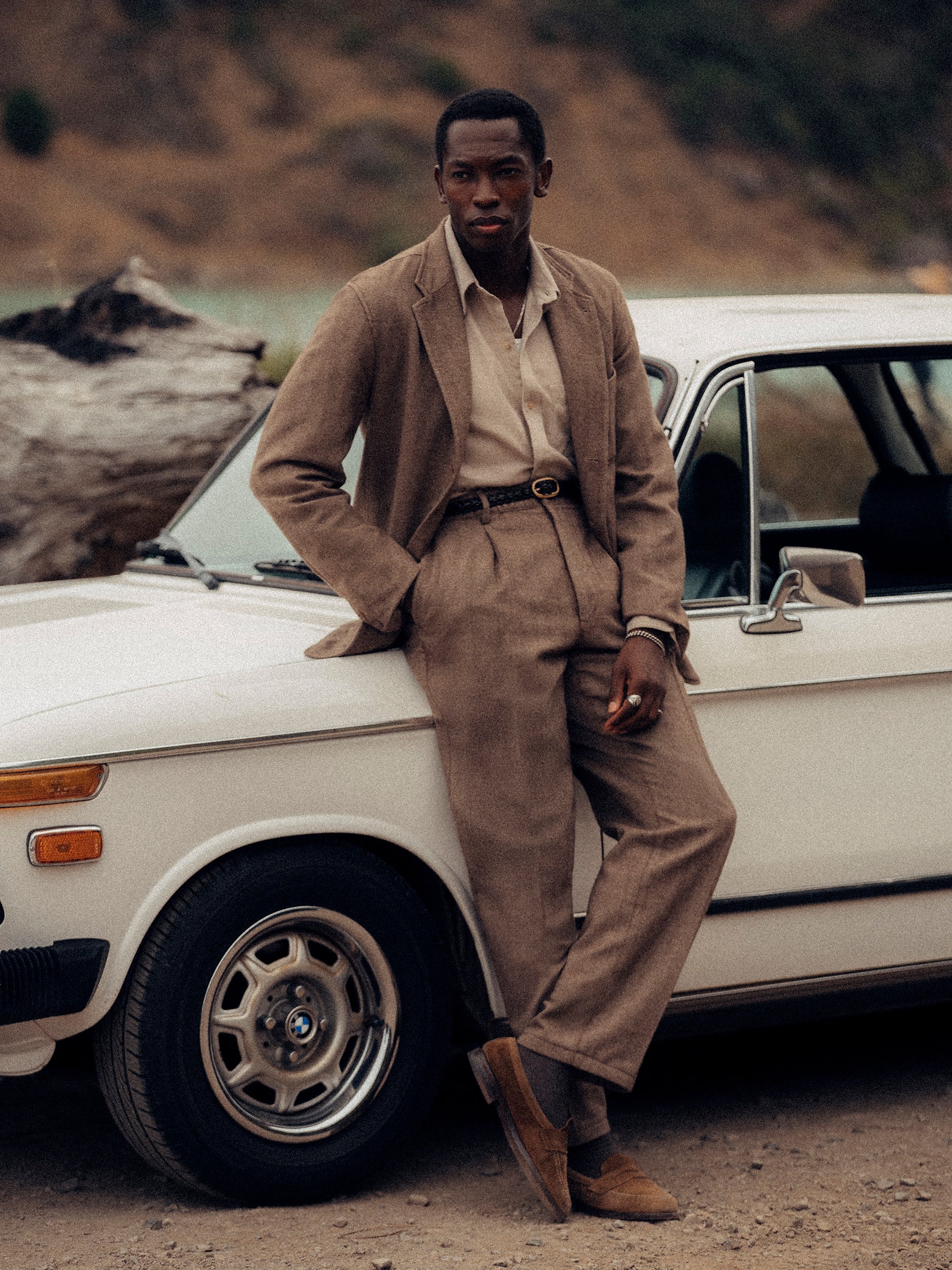 Brown / Natural Cloudloom Cotton Wool Carry-On Jacket