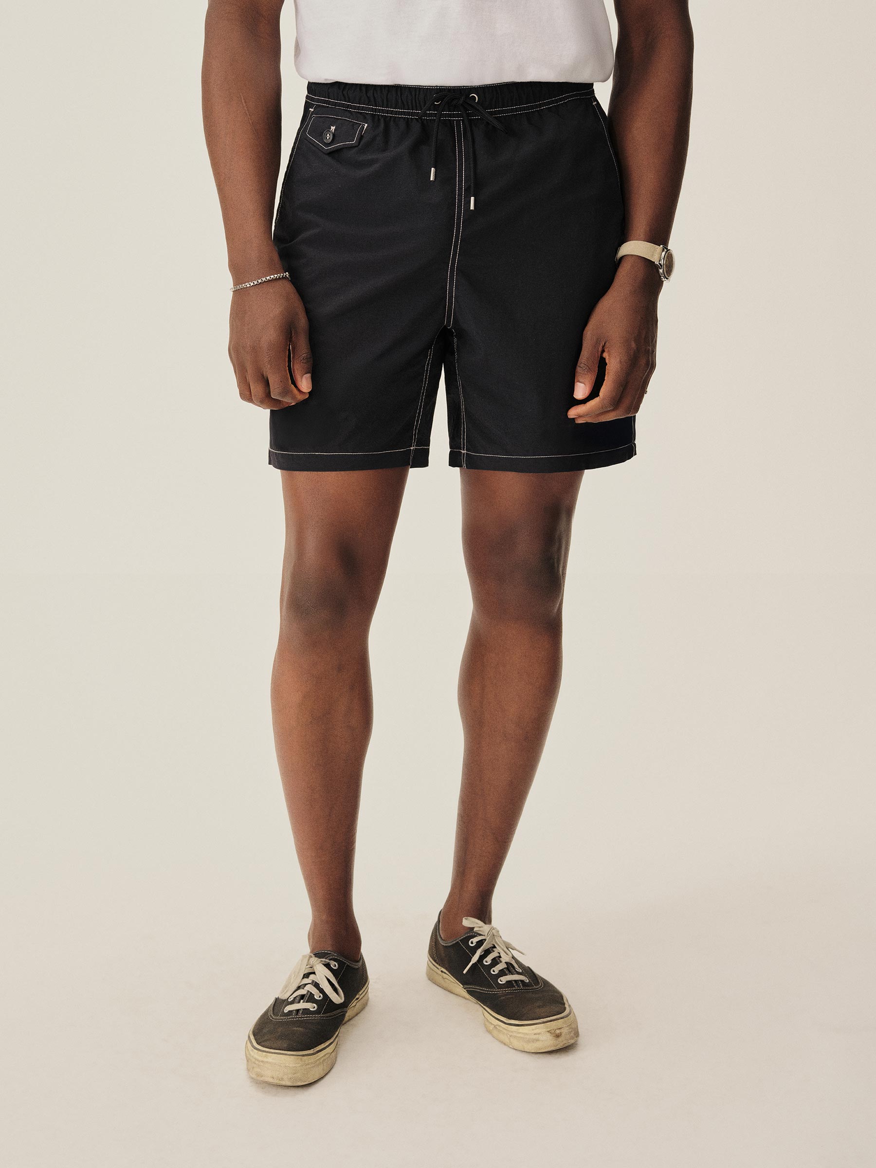 Alternative view of Navy Laguna Swim Short
