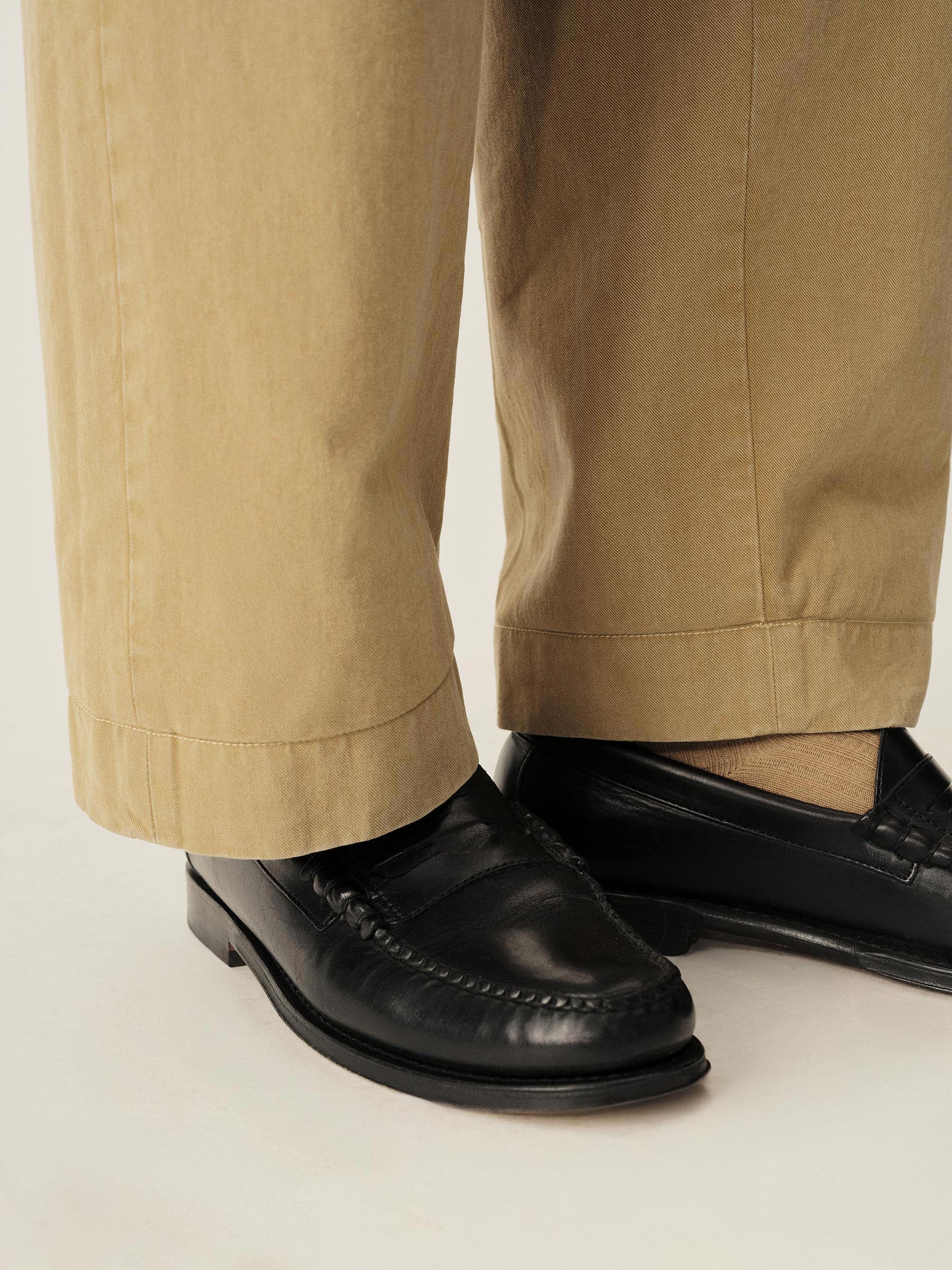 Alternative view of Black Leather G.H. Bass X Buck Mason Larson Loafer