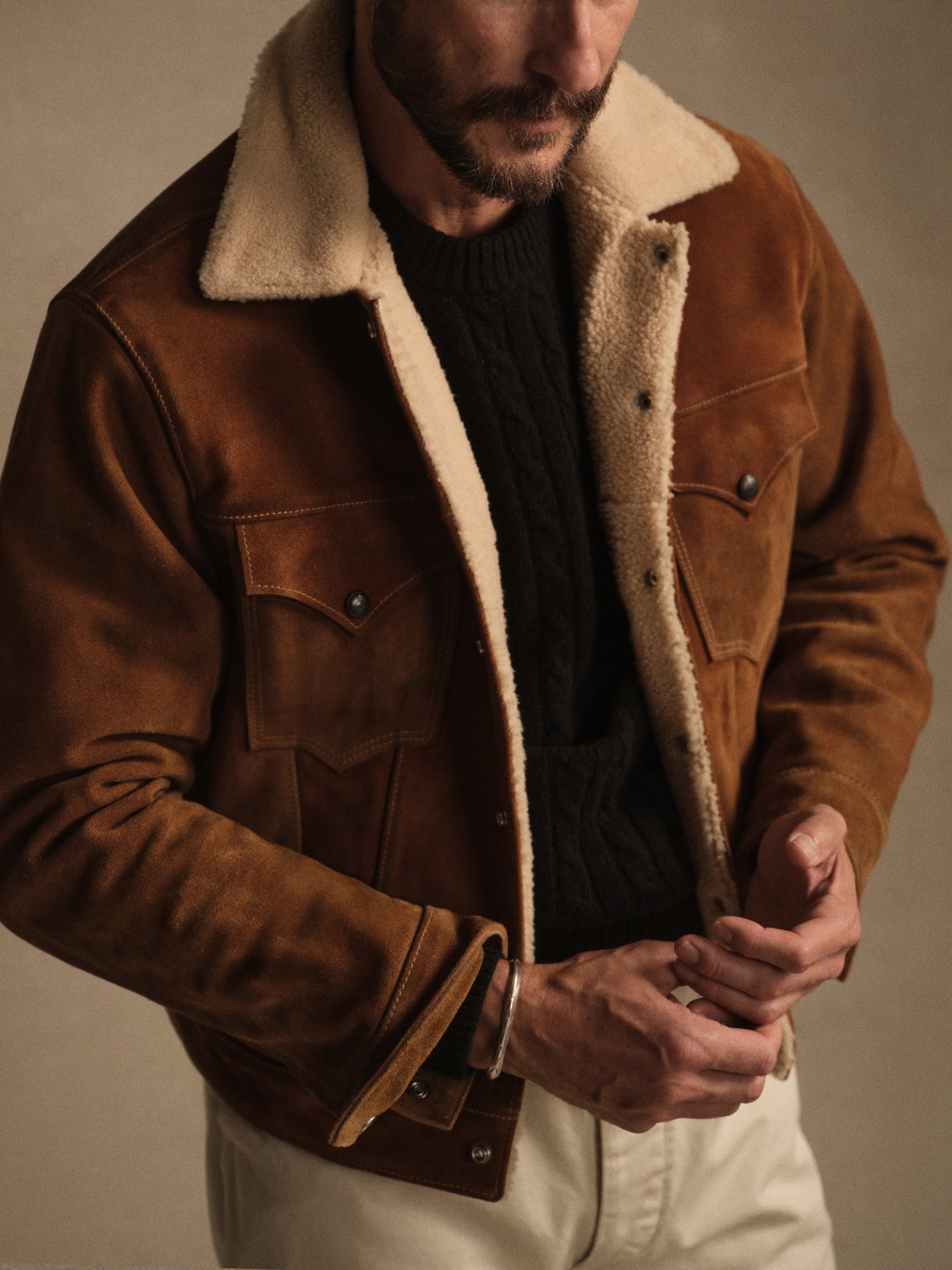 Alternative view of Russet Sno-Cap Shearling Trucker