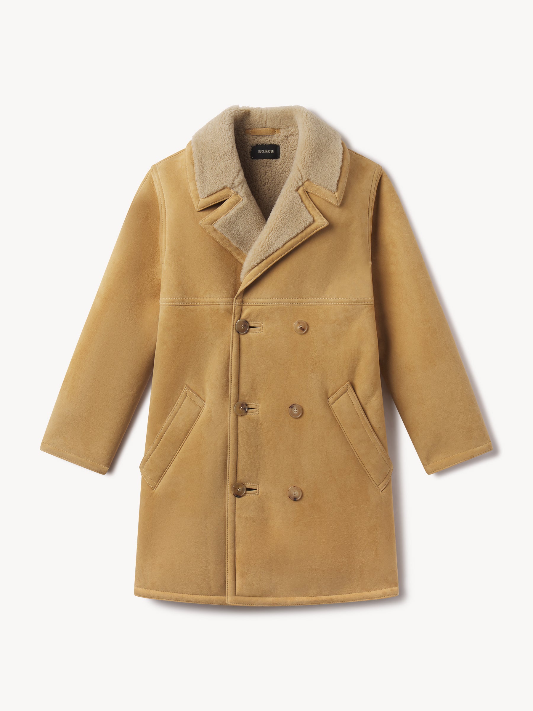Wheat Roper Shearling Ranch Peacoat