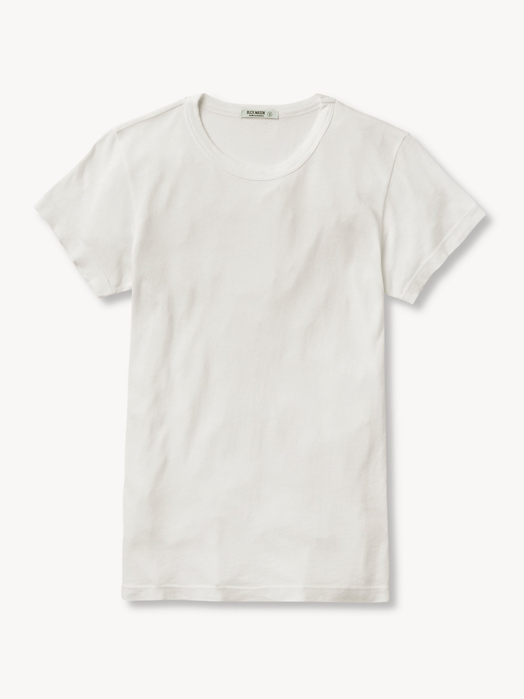 White Cloud Jersey Slim Crew