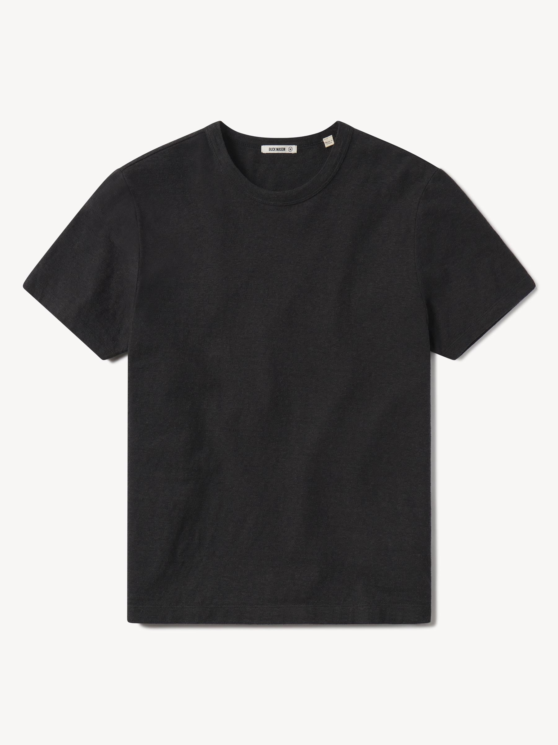 Faded Black Yuma Hemp Cotton Classic Tee