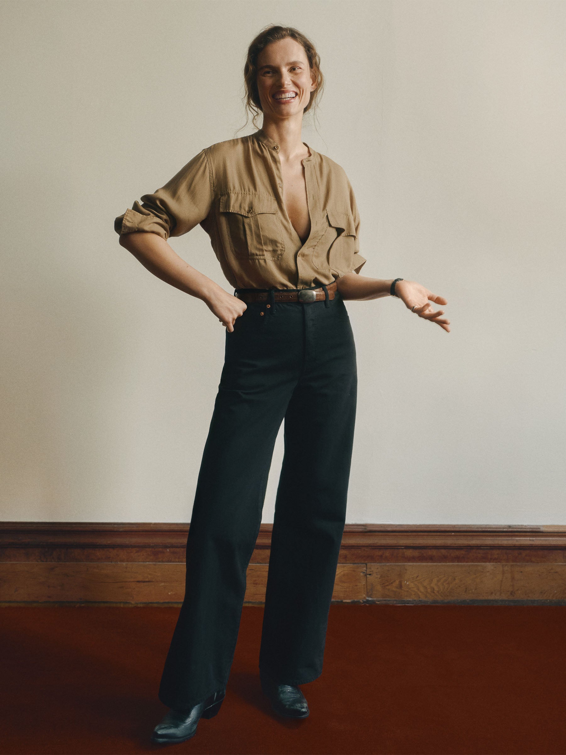 Alternative view of British Khaki Officer Shirt